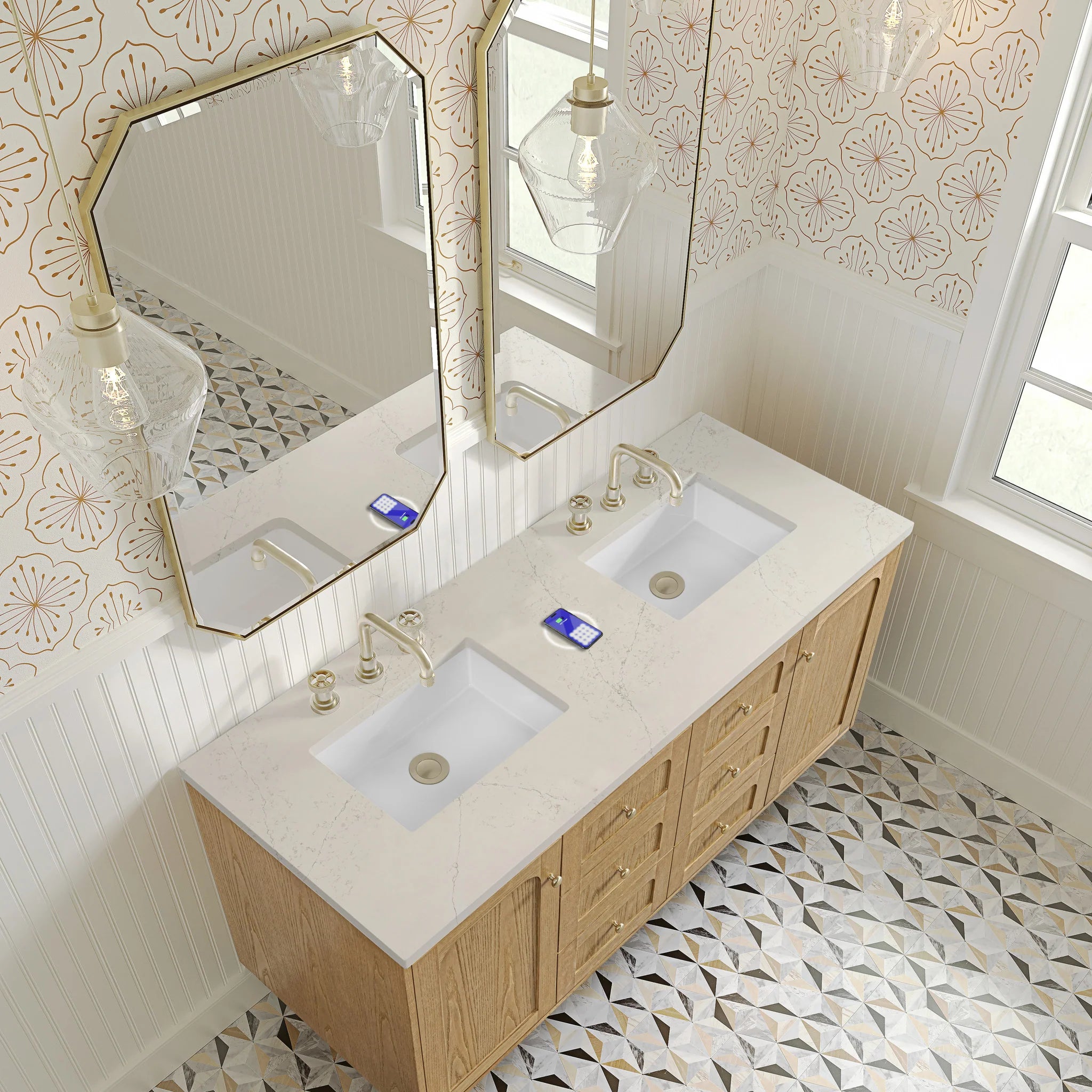 60-laurent-double-vanity-in-light-natural-oak-w-freepower-wireless-charger-by-james-martin-vanities-siberian-silestone image 19