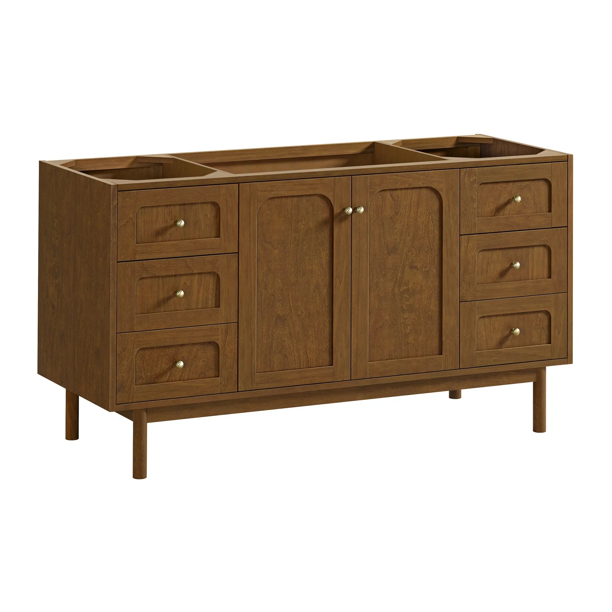 60" Laurent Single Vanity in Honey Oak by James Martin Vanities