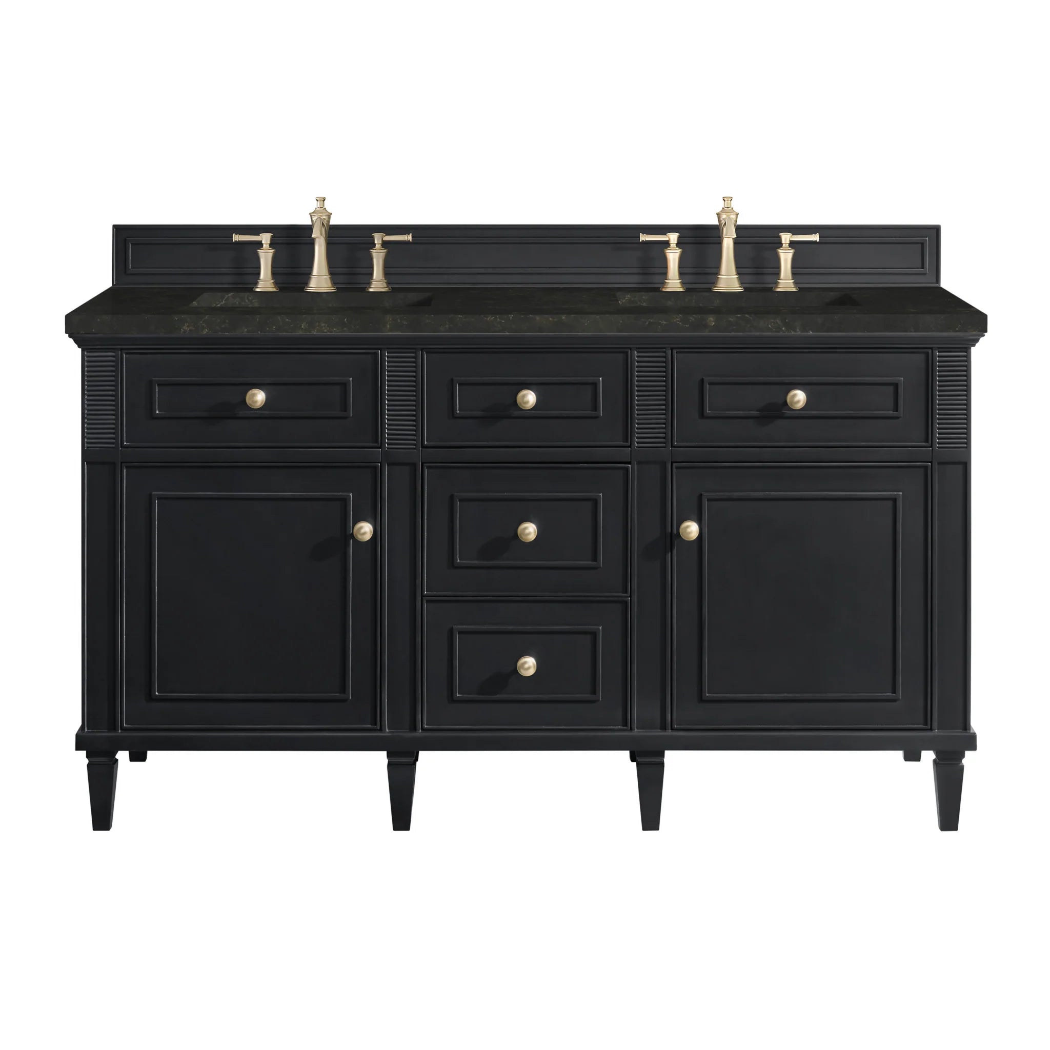 60-lorelai-double-vanity-in-black-onyx-by-james-martin-vanities-phantome-eclos-zero-silica image
