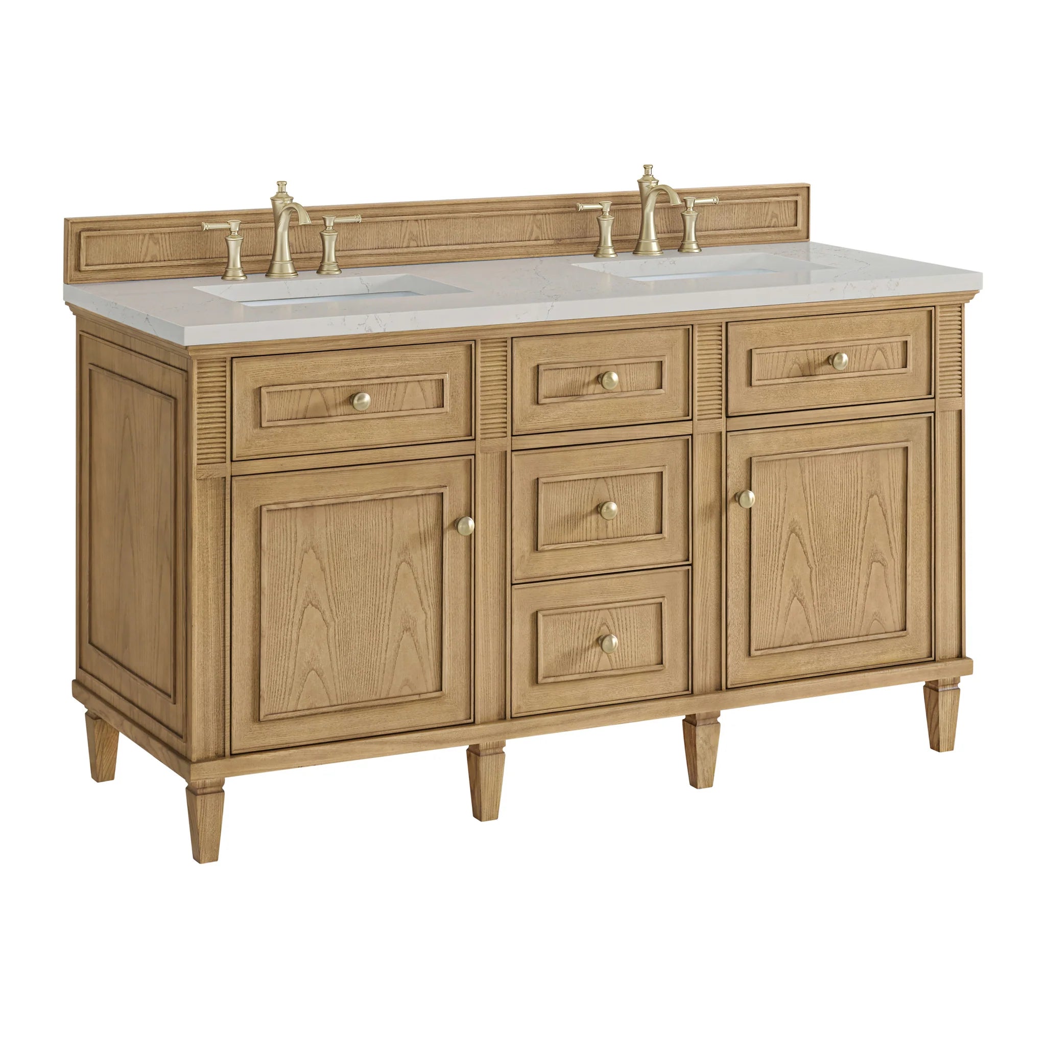 60-lorelai-double-vanity-in-light-natural-oak-by-james-martin-vanities-siberian-silestone image 4