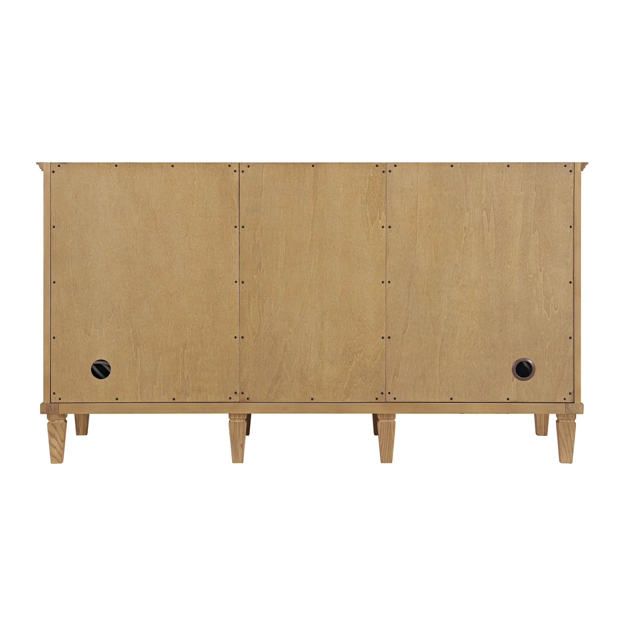 60" Lorelai Double Vanity in Light Natural Oak w/FreePower Wireless Charger-Cabinet Only-Not Available image 3