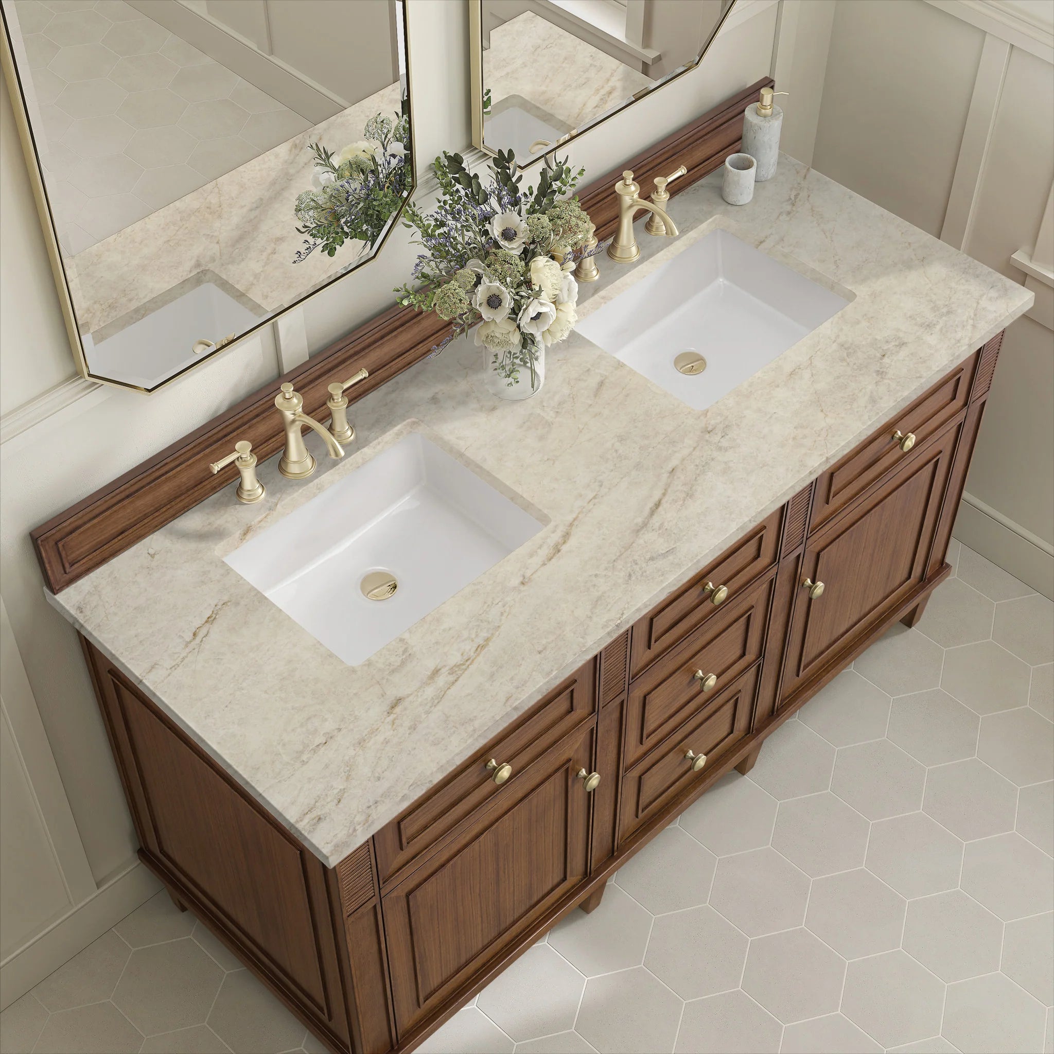 60-lorelai-double-vanity-in-mid-century-walnut-by-james-martin-vanities-tajnar-eclos-zero-silica image 13