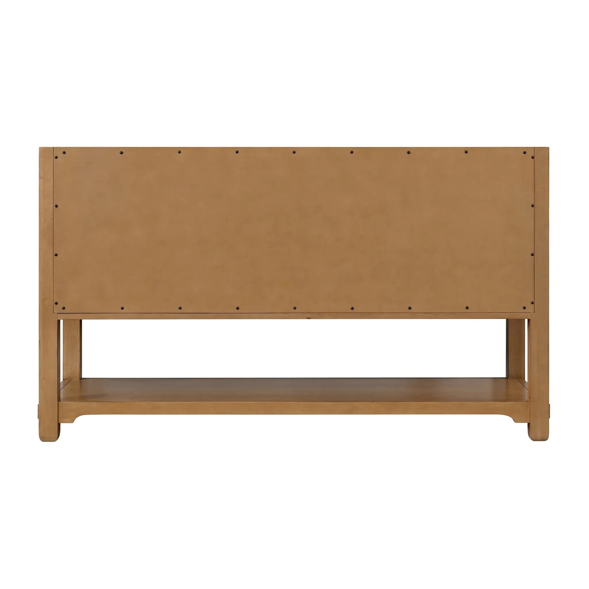 60" Malibu Single Vanity in Amber Birch-Ethereal Noctis Silestone-8" Widespread image 8