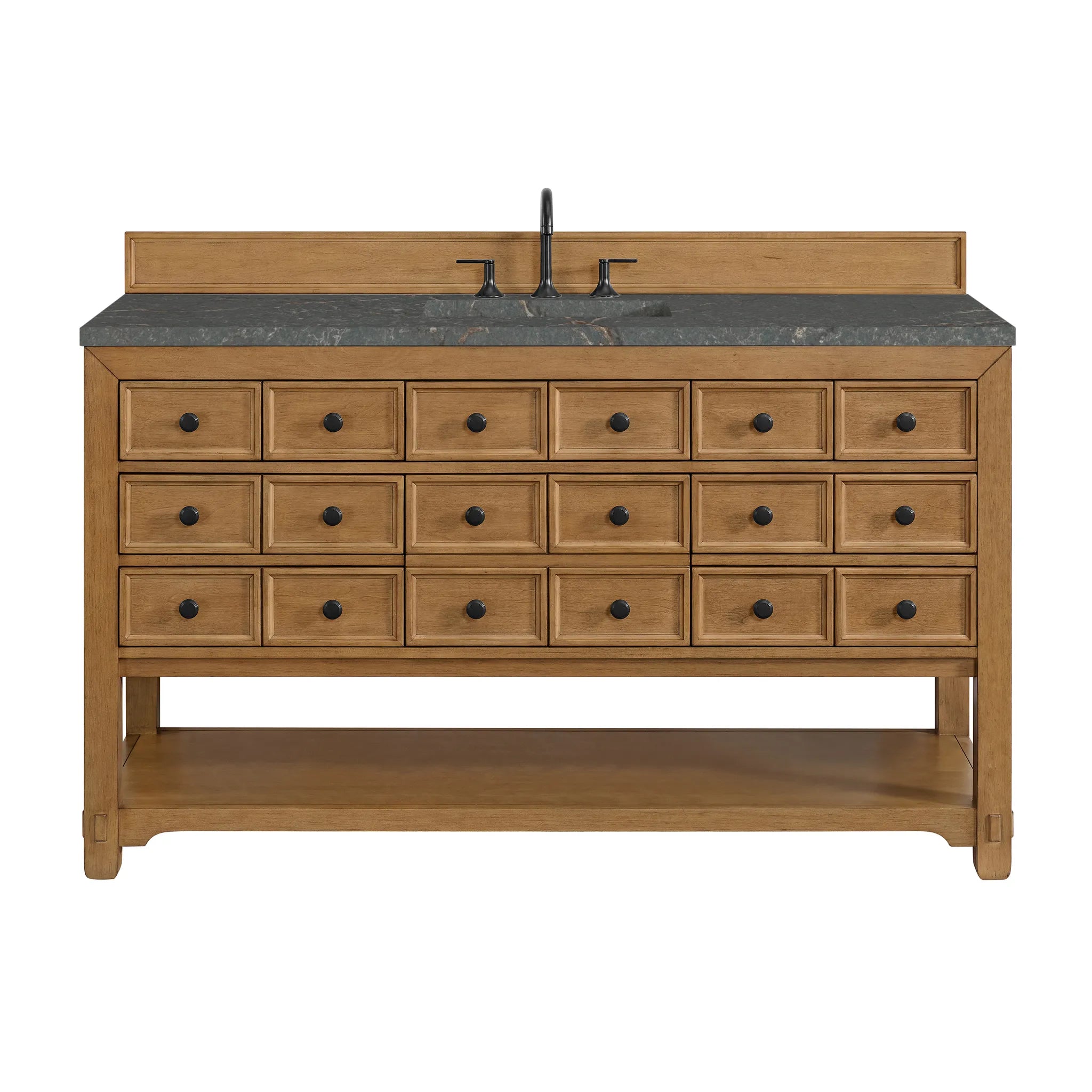 60" Malibu Single Vanity in Amber Birch by James Martin Vanities - AURA Modern Home