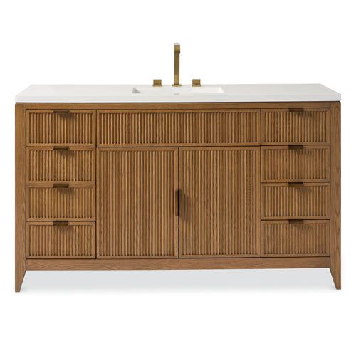 60" Single Sink Bathroom Vanity with Top - Ambella Home Monterey