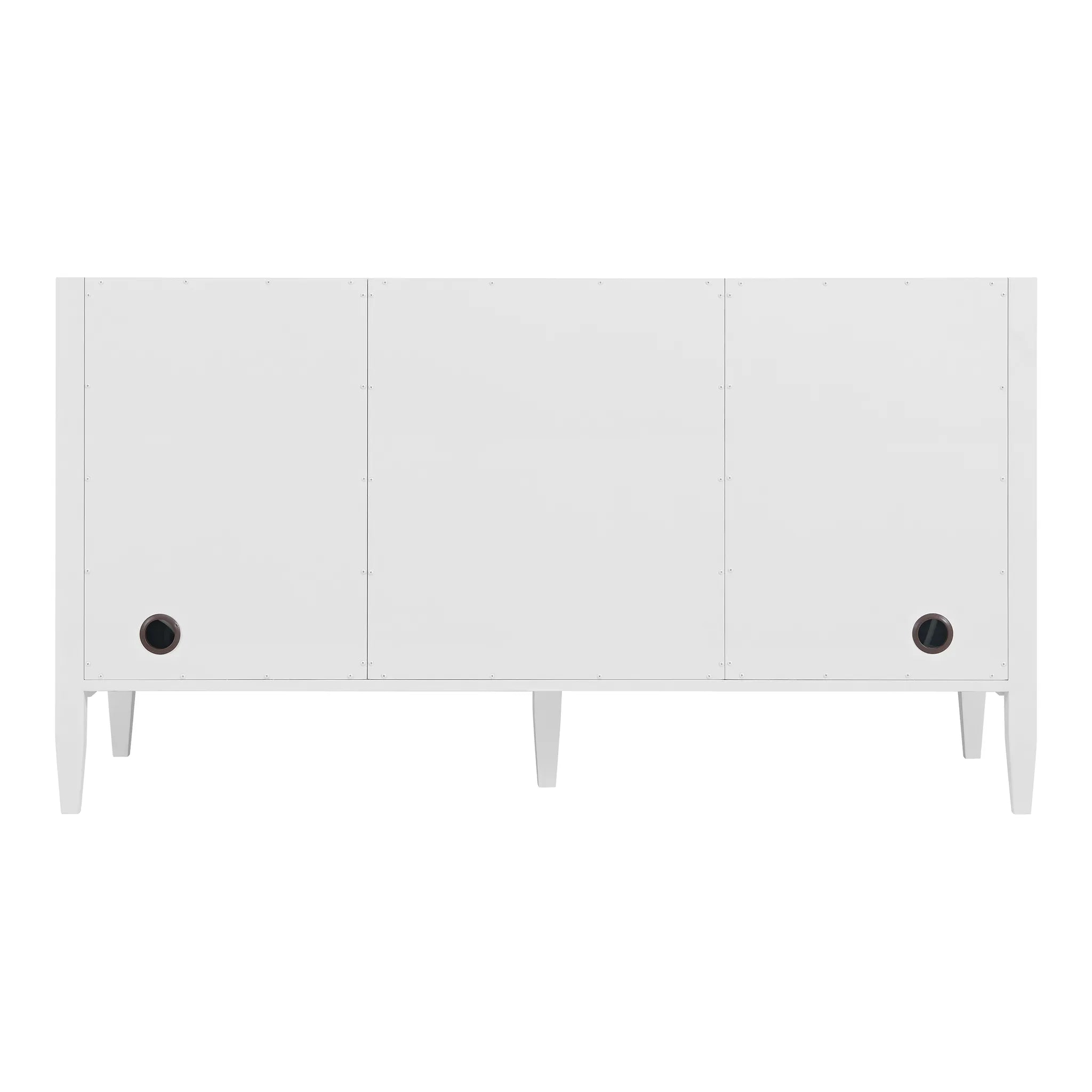 60" Myrrin Double Vanity in Bright White-Cabinet Only-Not Available image 3