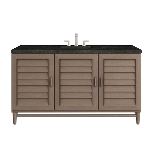 60" Portland Single Vanity in Whitewashed Walnut by James Martin Vanities