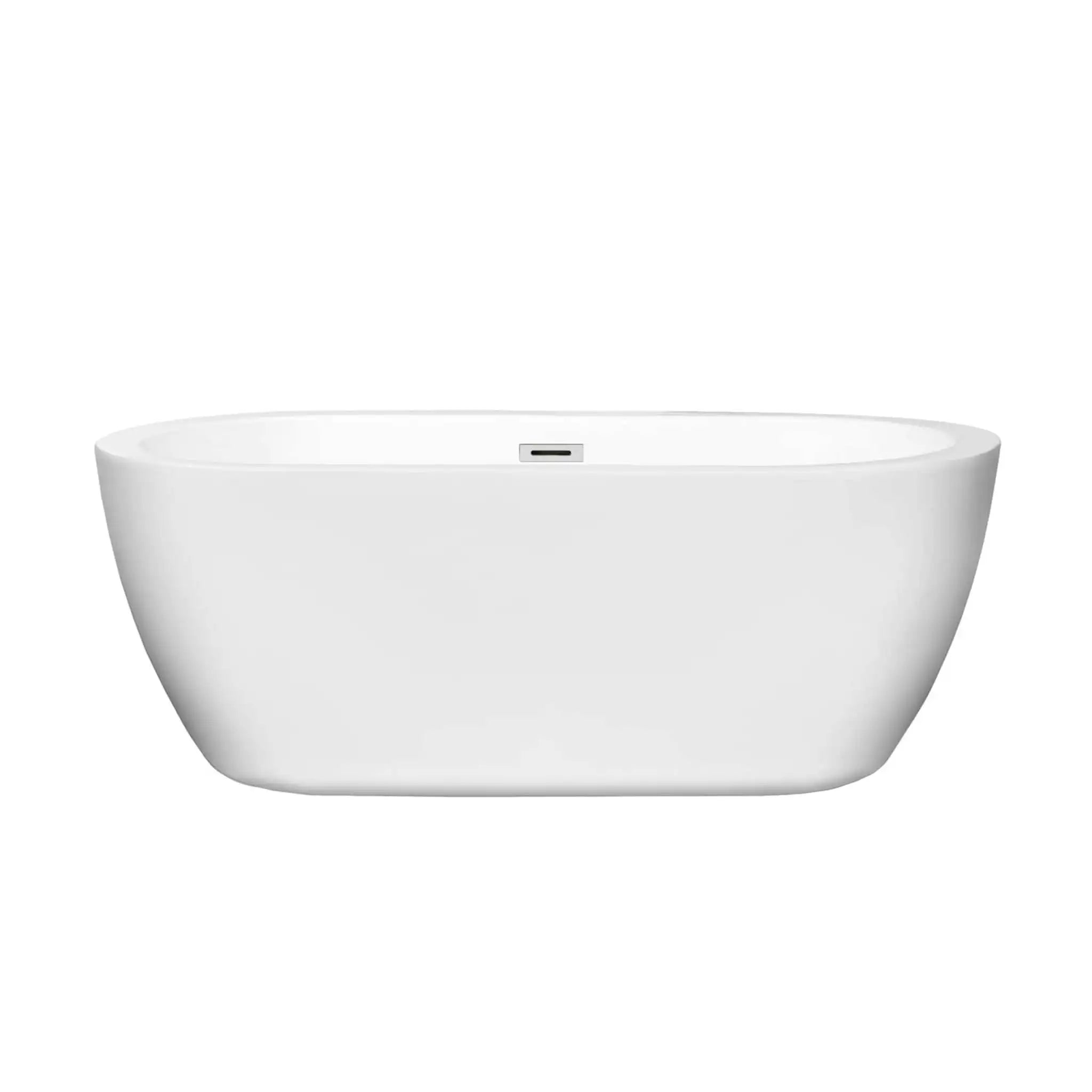 60" White Freestanding Bathtub - Soho by Wyndham (WCOBT100260) image 2