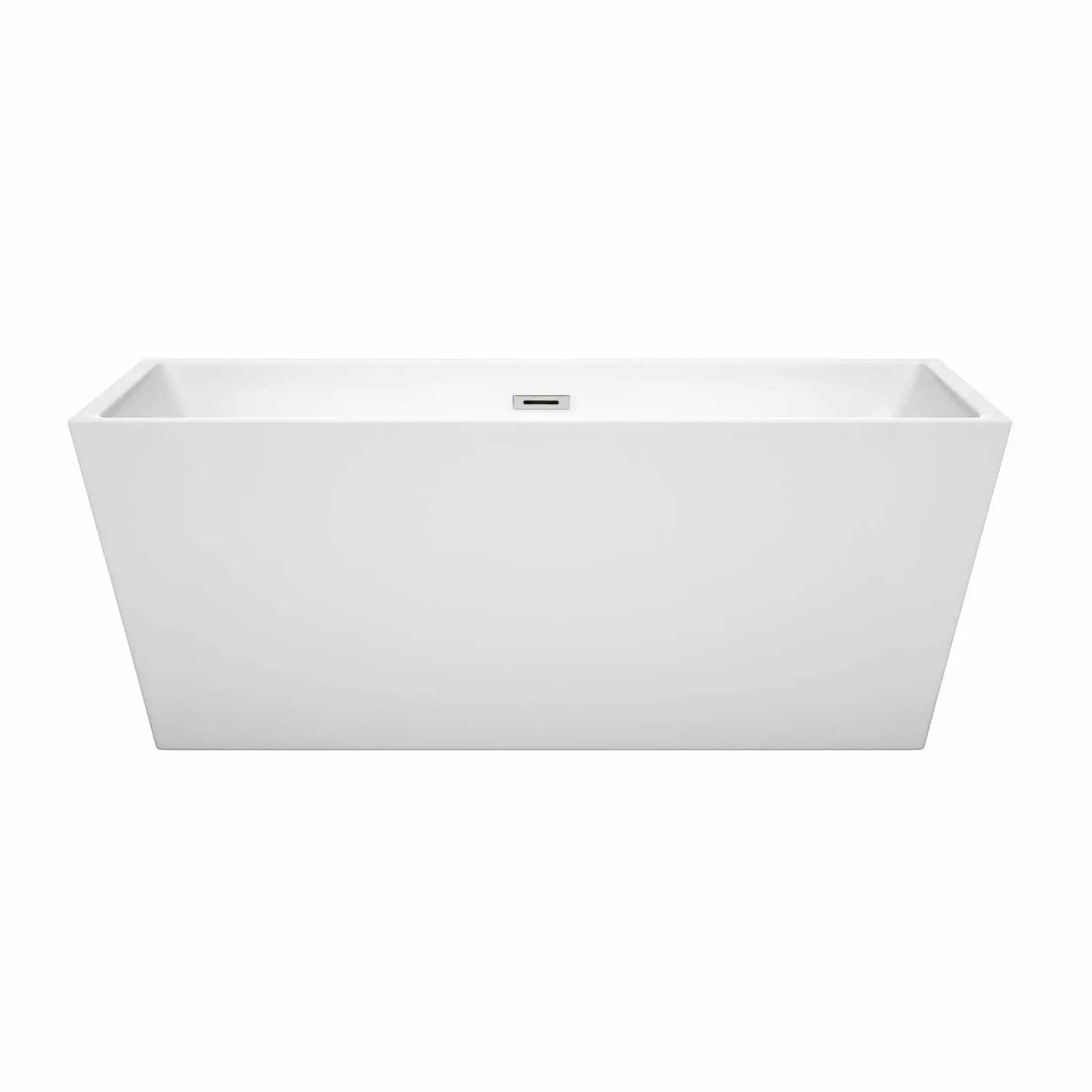 63" White Freestanding Bathtub - Sara by Wyndham (WCBTK151463) image 2