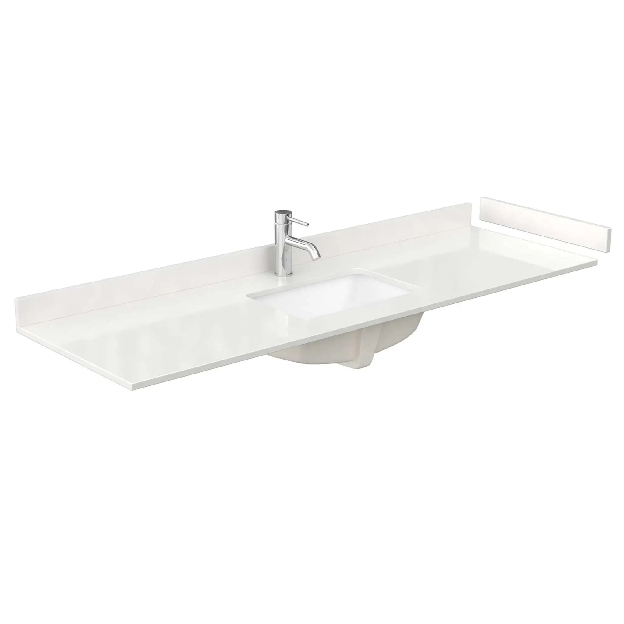 66" Miranda Single Bathroom Vanity in Dark Blue with Brushed Nickel Trim by Wyndham