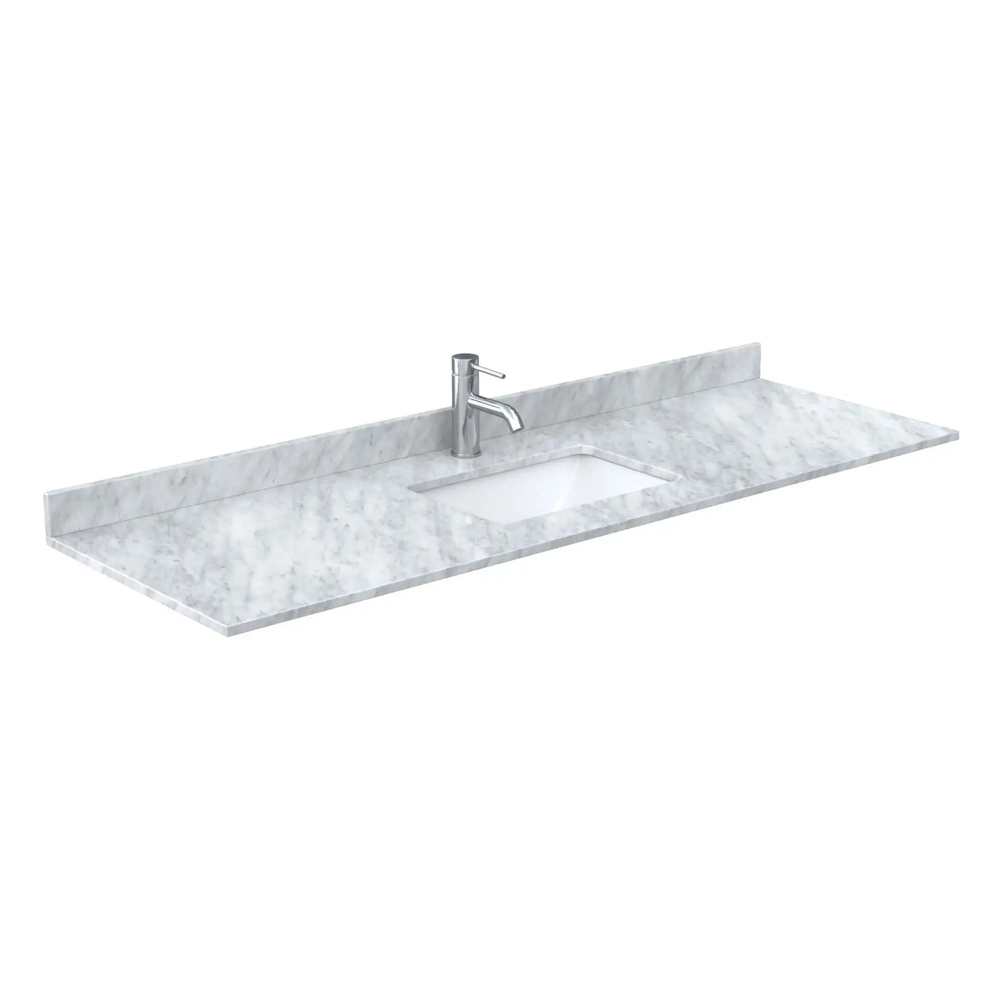 66" Miranda Single Bathroom Vanity in Green with Matte Black Trim by Wyndham