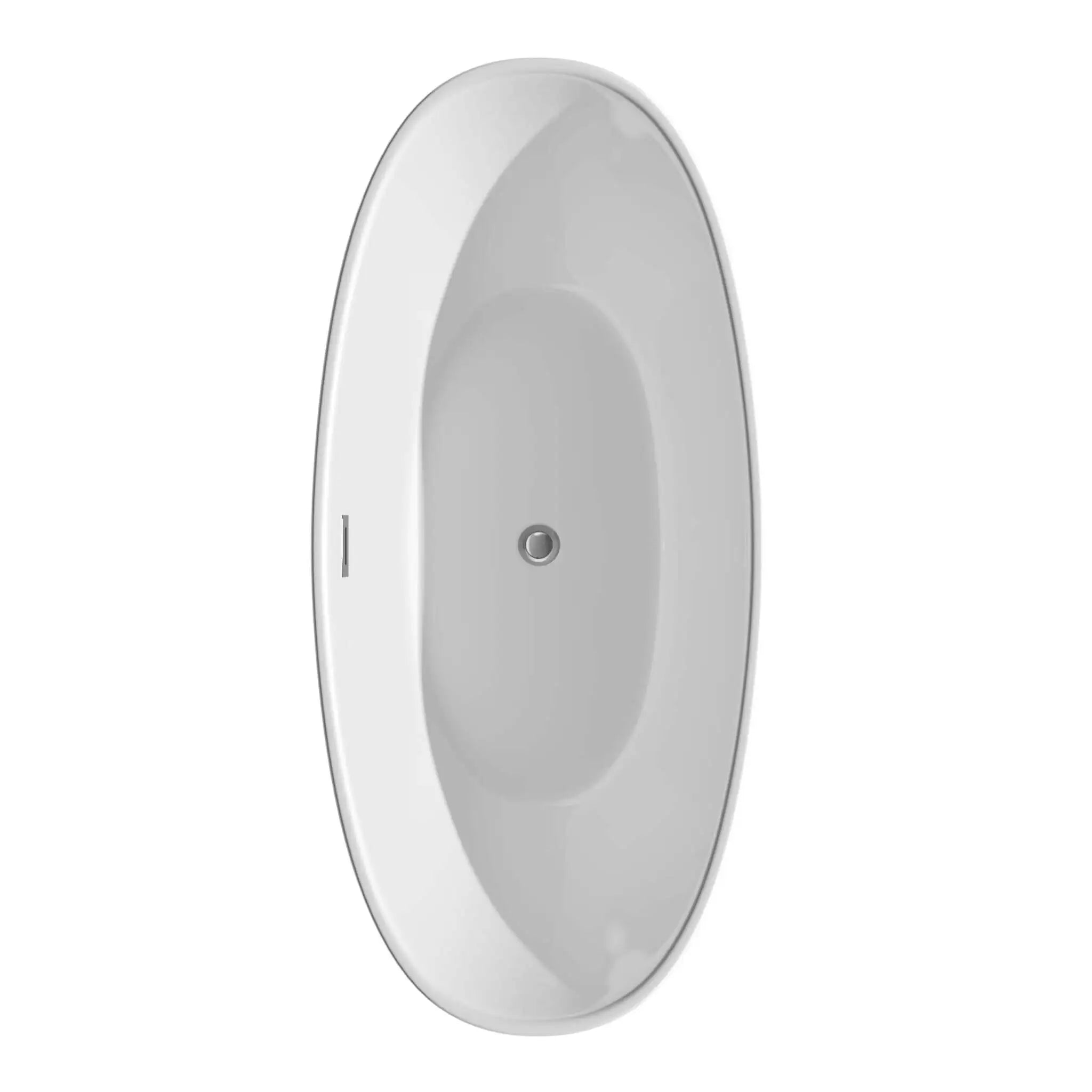 66" White Freestanding Bathtub - Dorrit by Wyndham (WCBTE652066) image 5