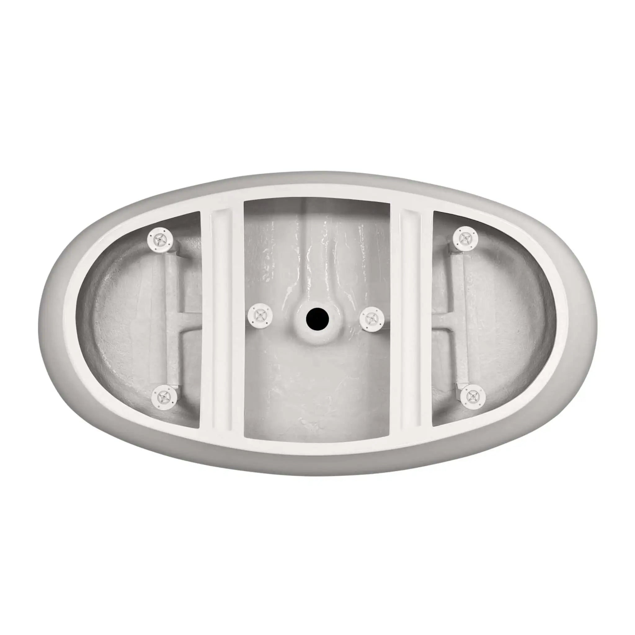 66" White Freestanding Bathtub - Dorrit by Wyndham (WCBTE652066) image 6