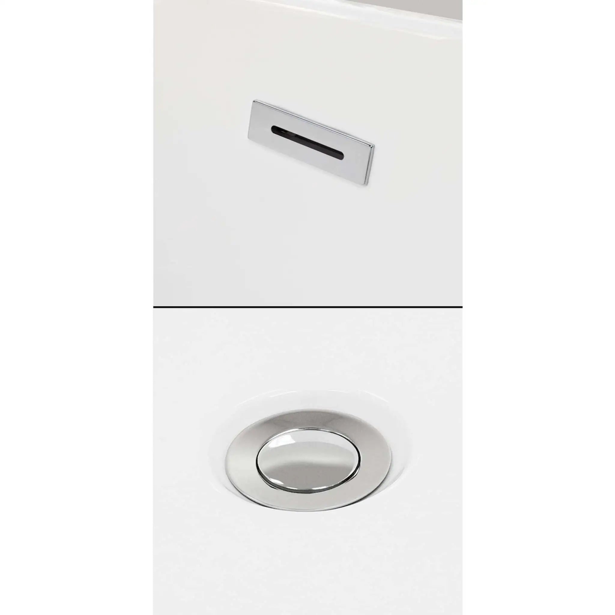 66" White Freestanding Bathtub - Dorrit by Wyndham (WCBTE652066) image 7
