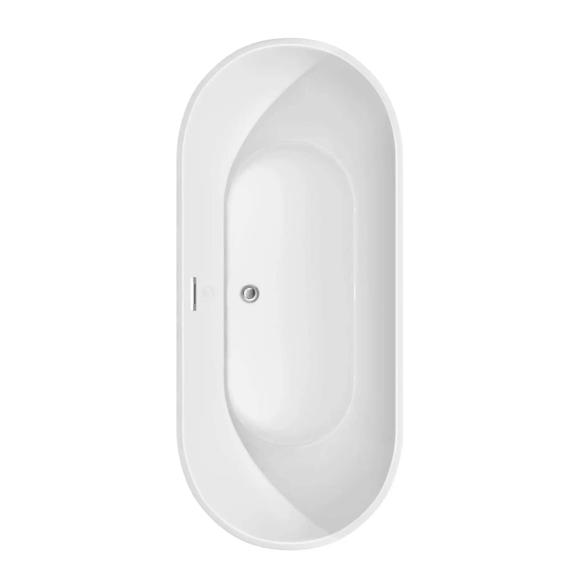 67" White Freestanding Bathtub - Brooklyn by Wyndham (WCOBT200067) image 3