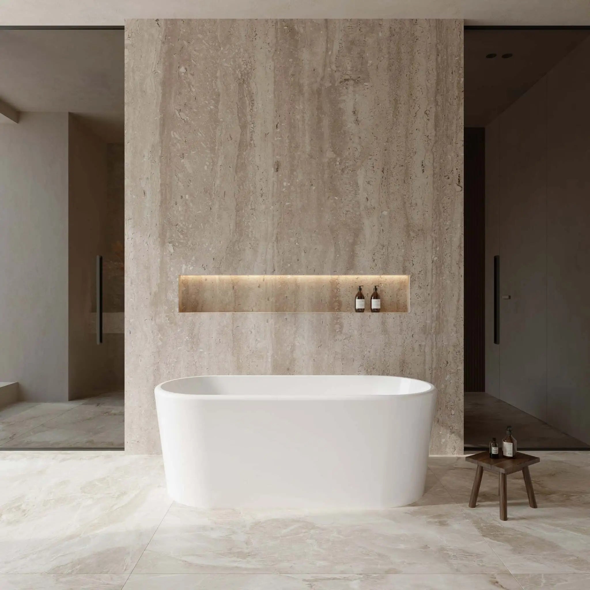 67" White Freestanding Bathtub - Ursula by Wyndham (WCBTK151167) image 1