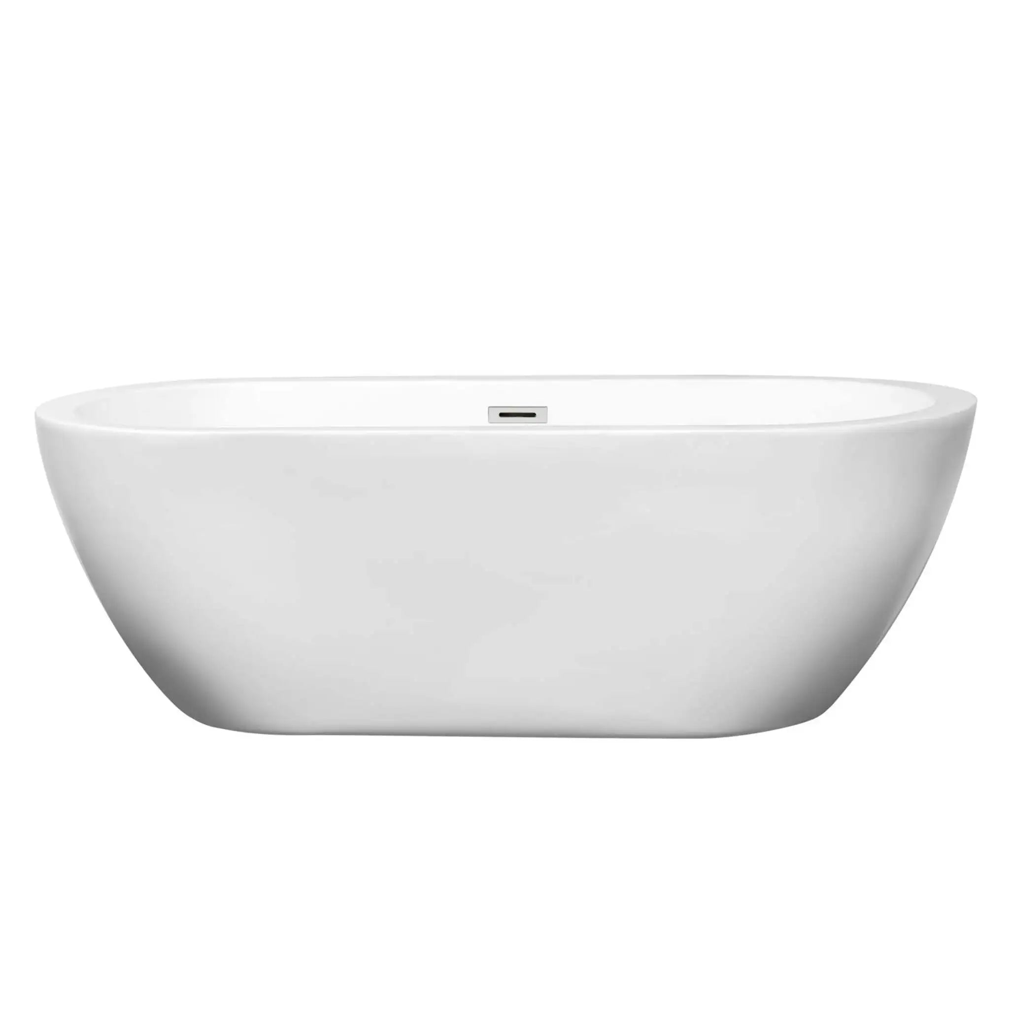 68" White Freestanding Bathtub - Soho by Wyndham (WCOBT100268) image 2