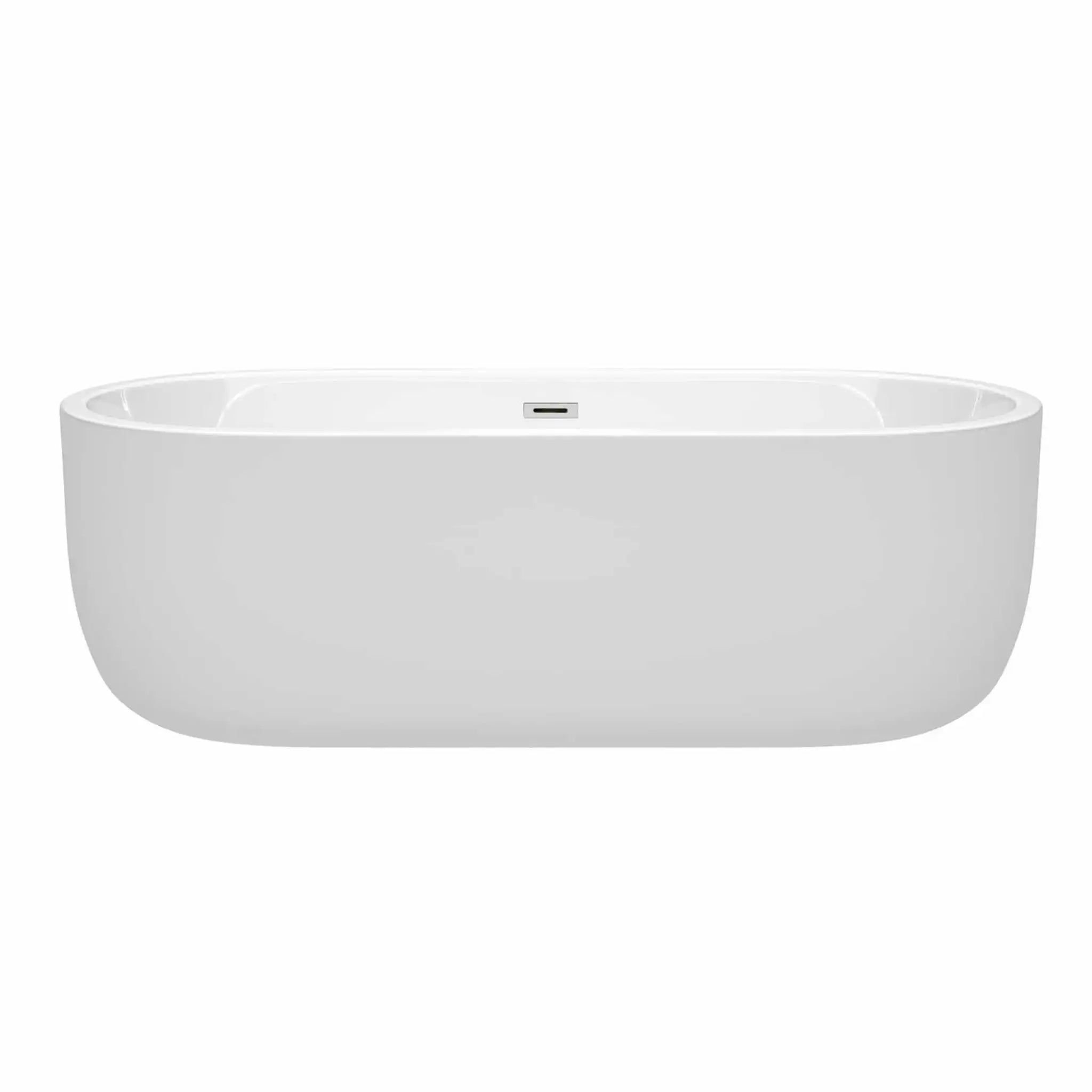 71" White Freestanding Bathtub - Juliette by Wyndham (WCOBT101371) image 2