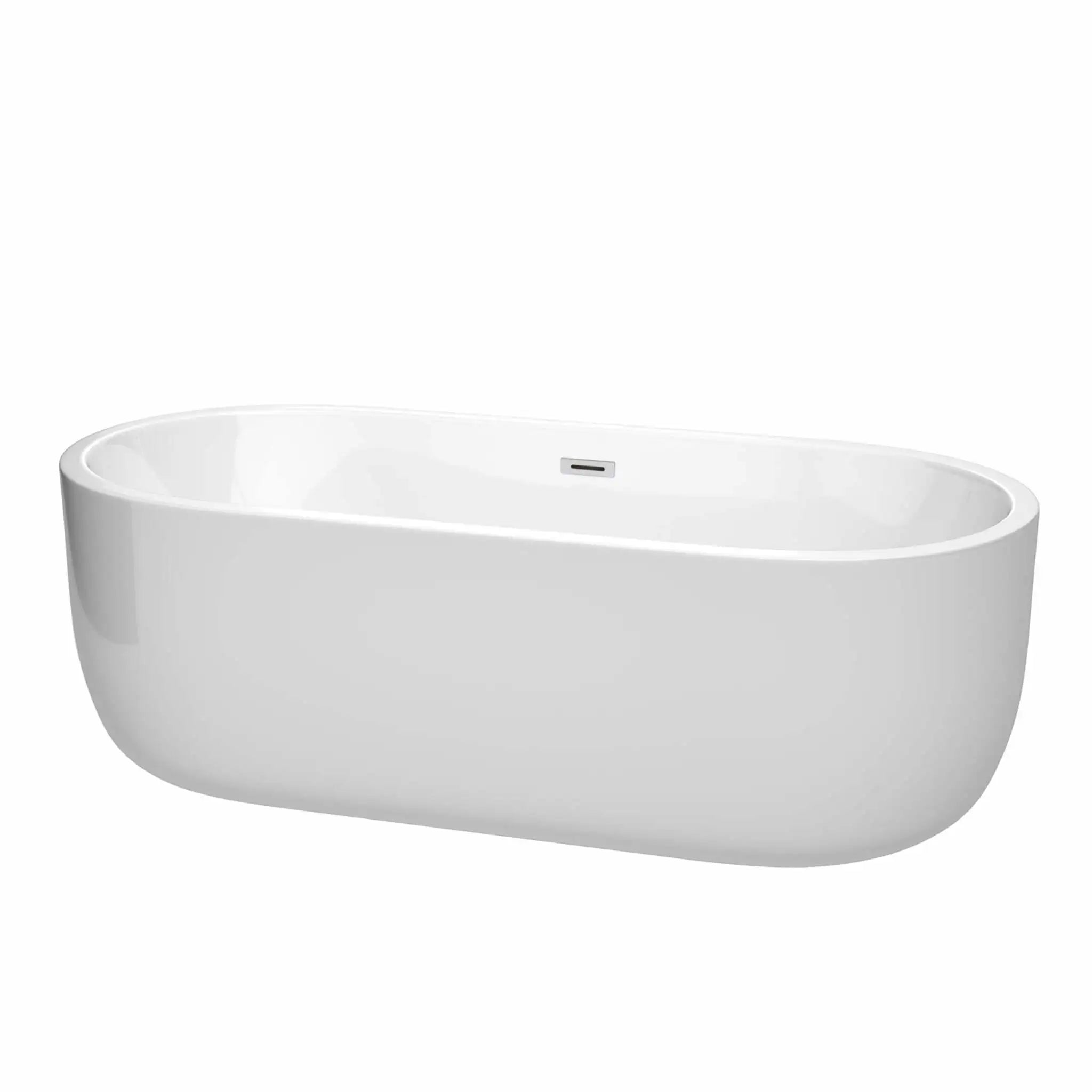 71" White Freestanding Bathtub - Juliette by Wyndham (WCOBT101371) image