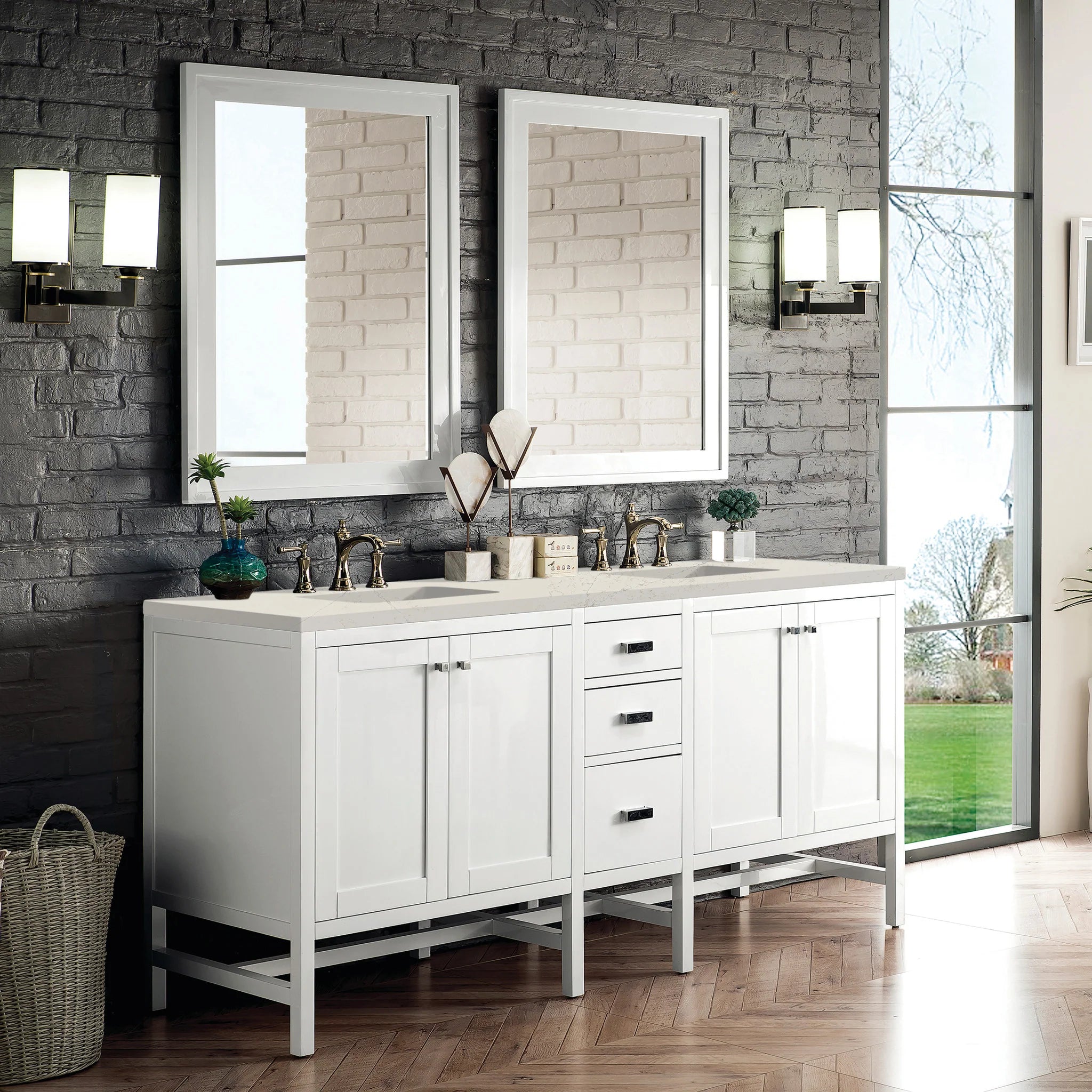 72-addison-double-vanity-cabinet-in-glossy-white-by-james-martin-vanities-e444-v72-gw-siberian-silestone image 1
