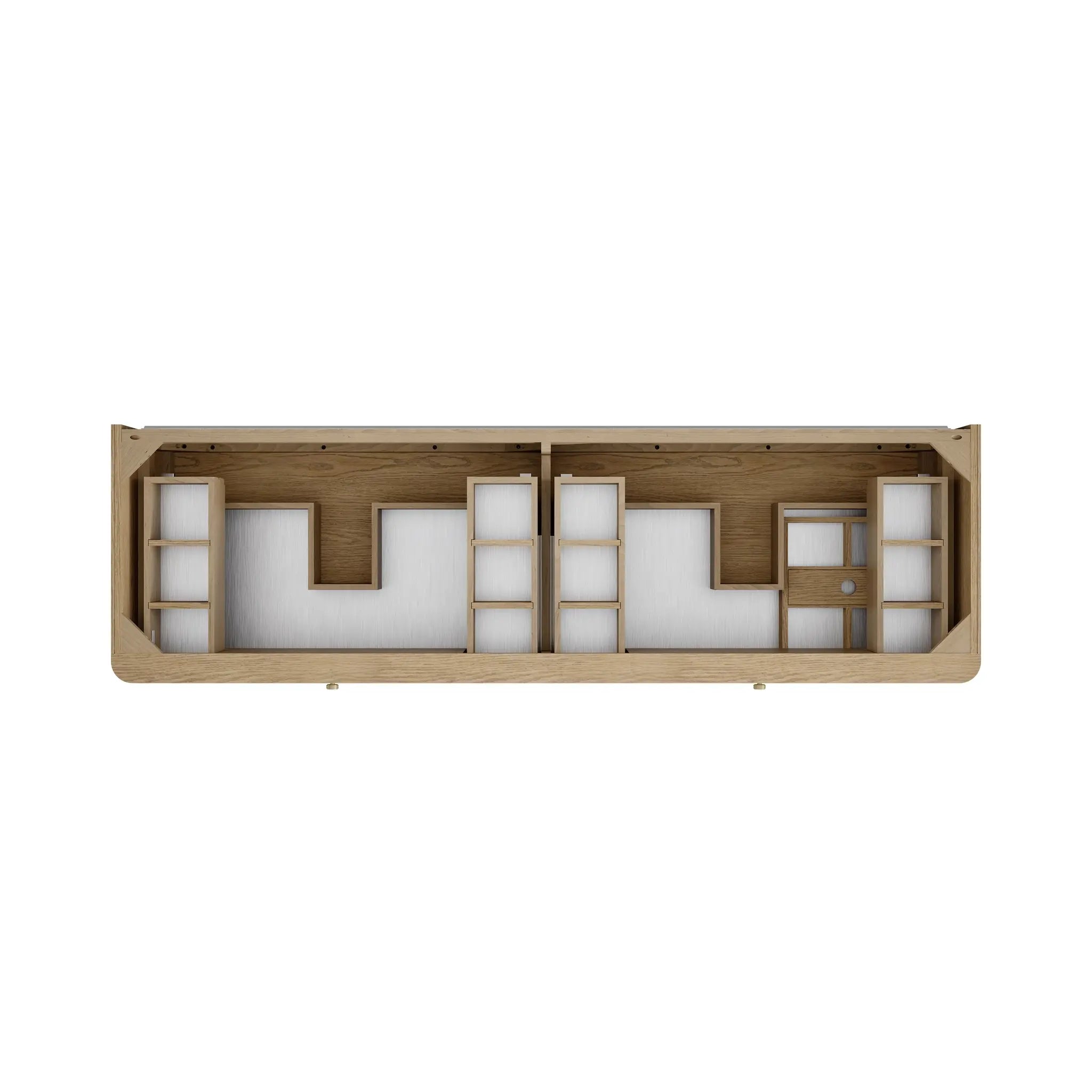 72 Allamari Double Vanity In Dune Mist Standard Cabinet Only No Top 2