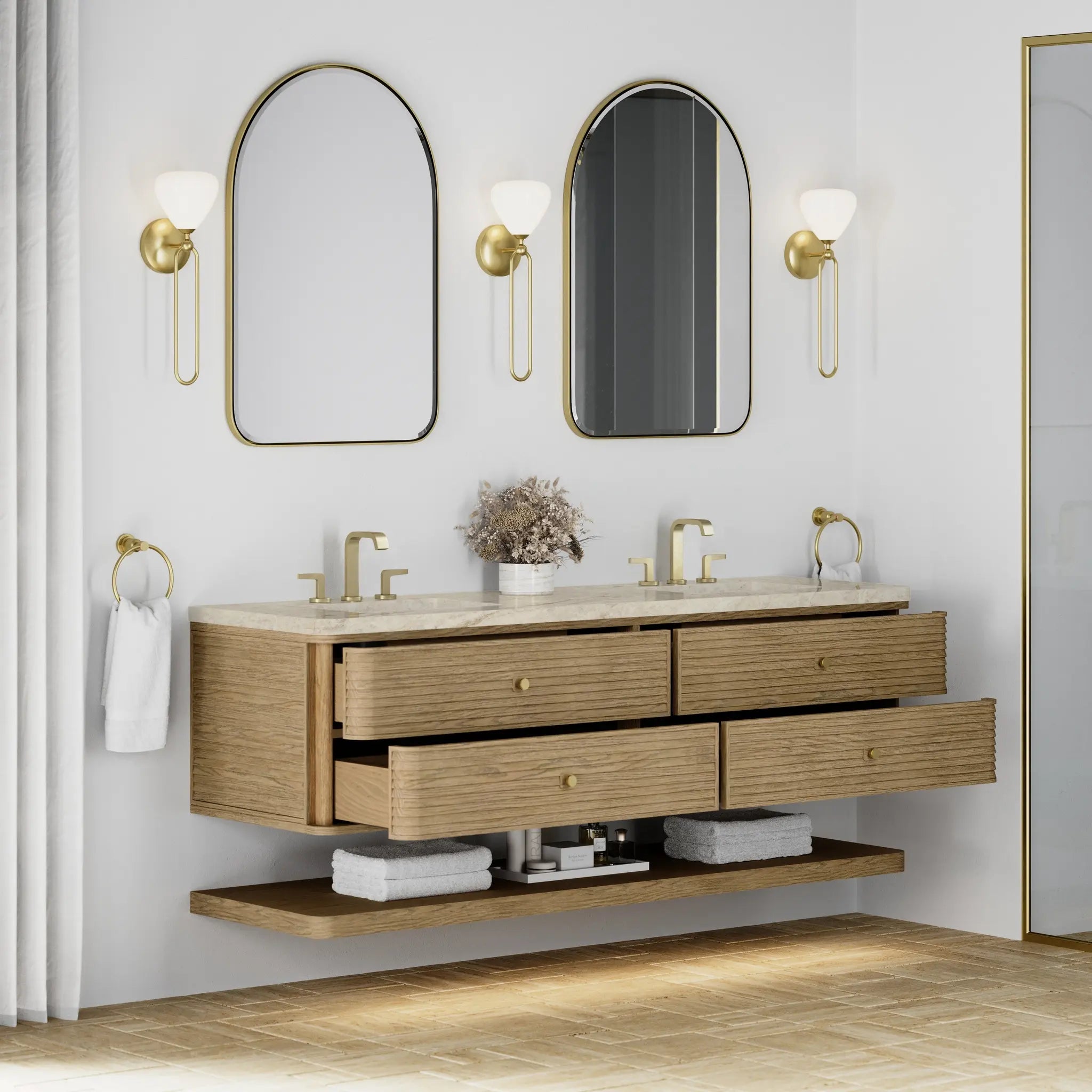 72 Allamari Double Vanity In Dune Mist Standard Tajnar Eclos 8 Widespread 5
