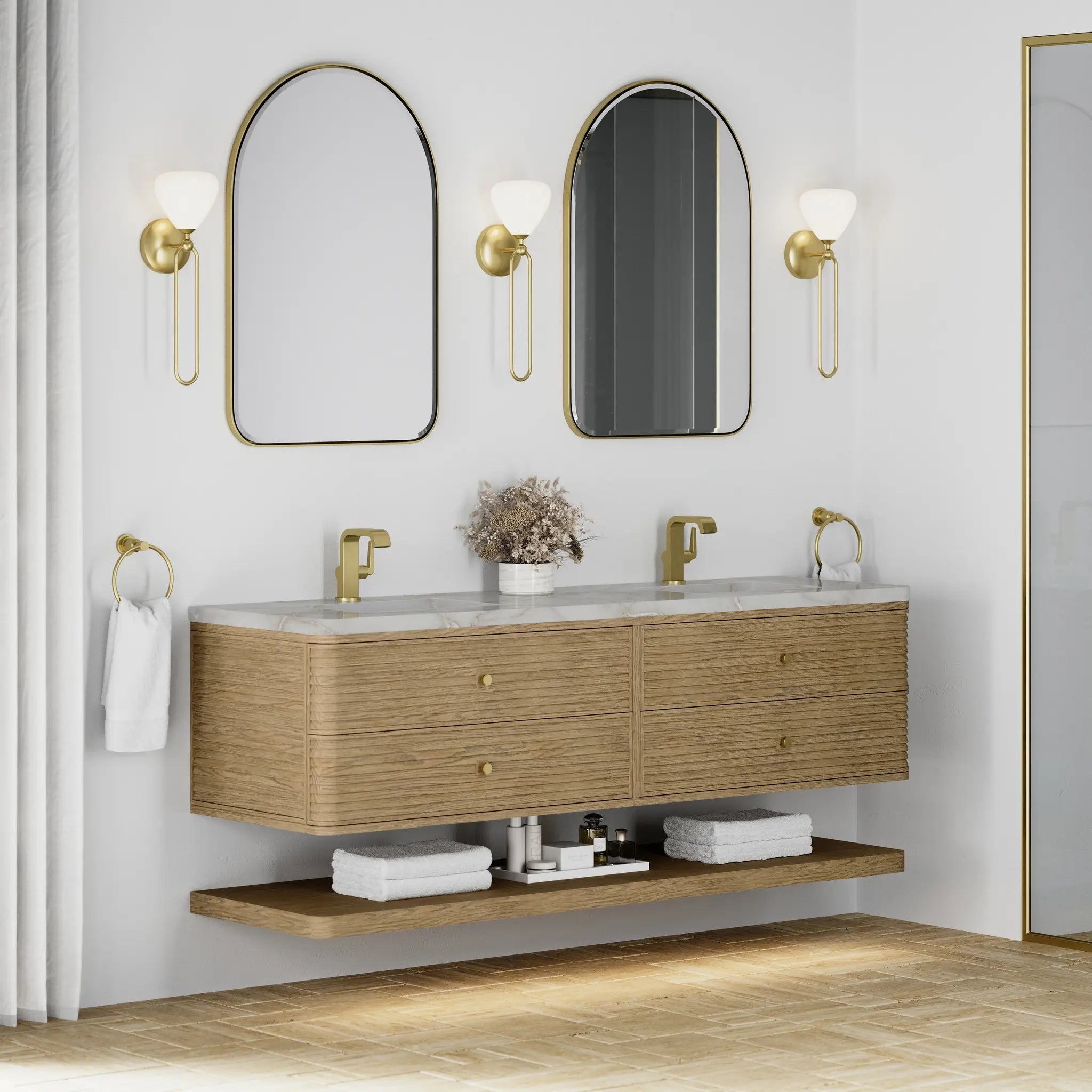 72 Allamari Double Vanity In Dune Mist Standard Victorian Silver Silestone Single Hole 5
