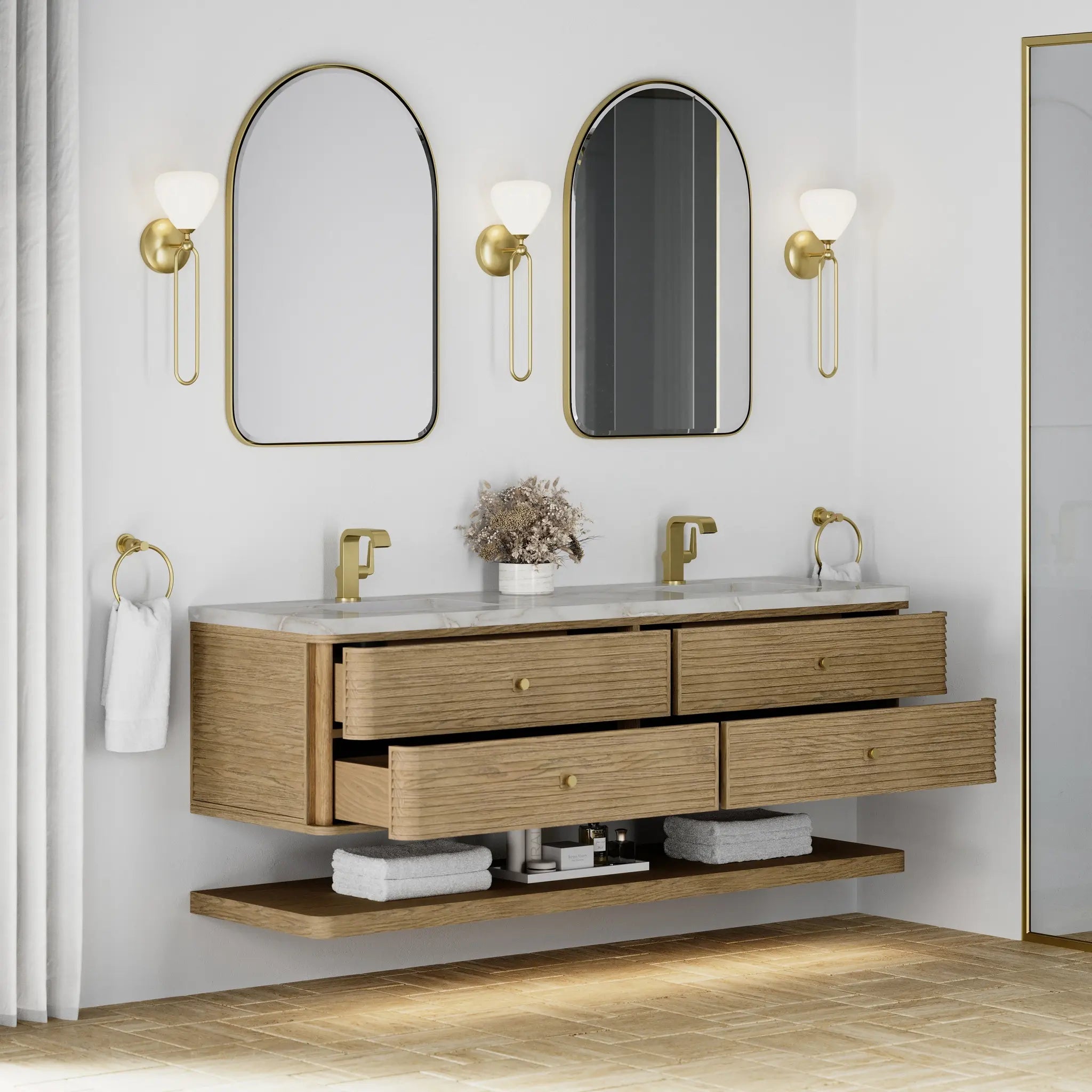 72 Allamari Double Vanity In Dune Mist Standard Victorian Silver Silestone Single Hole 6