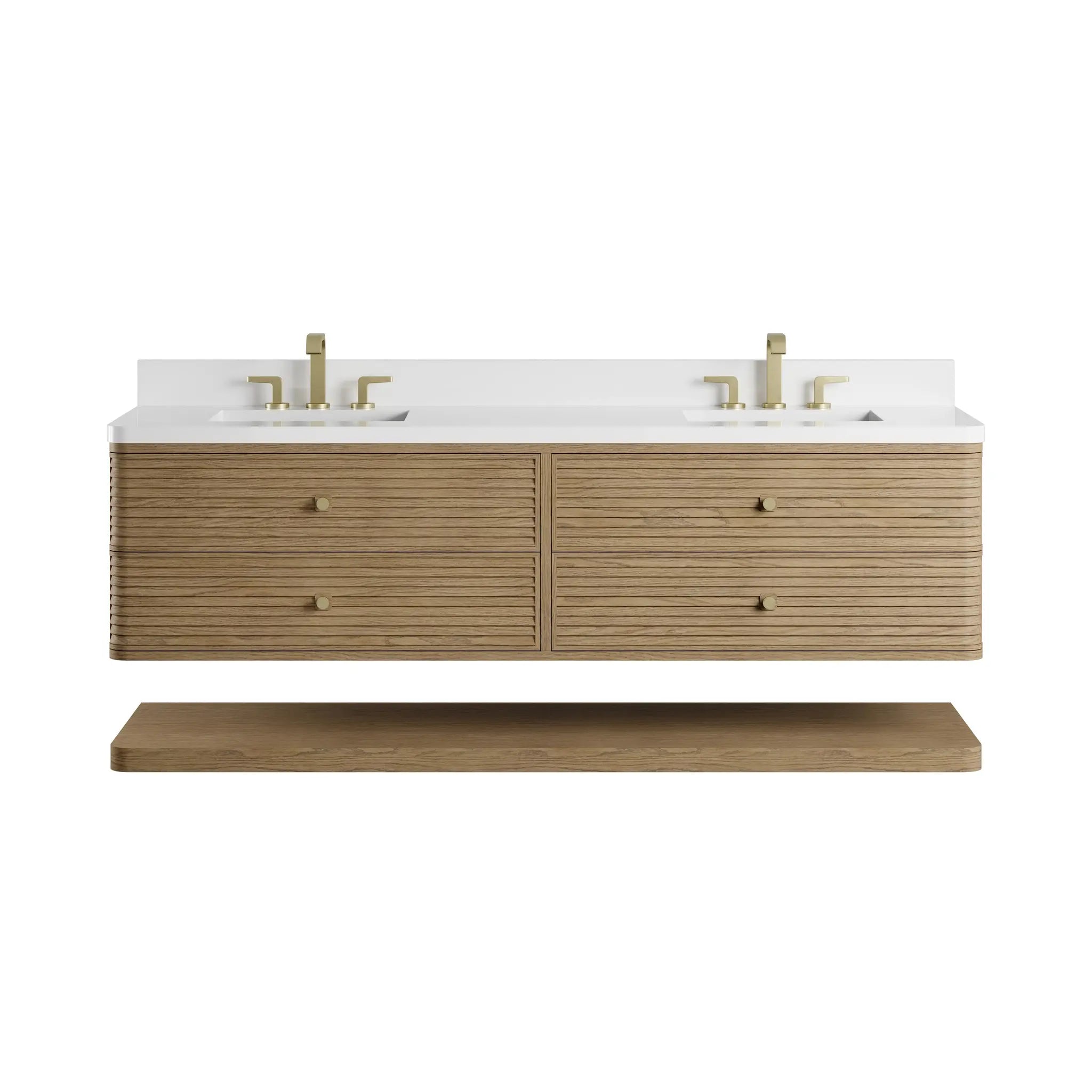 72 Allamari Double Vanity In Dune Mist Standard White Zeus Silestone 8 Widespread 2