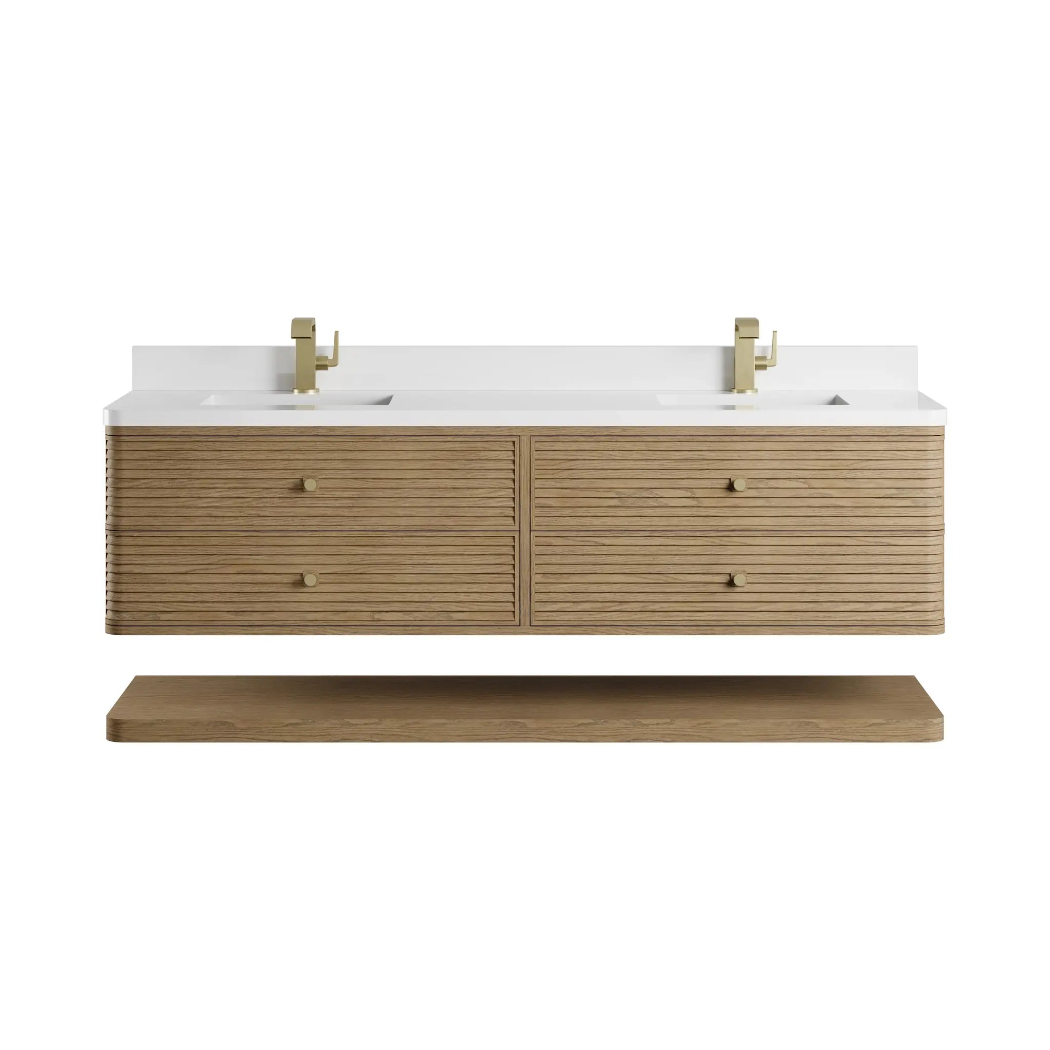 72 Allamari Double Vanity In Dune Mist Standard White Zeus Silestone Single Hole 2
