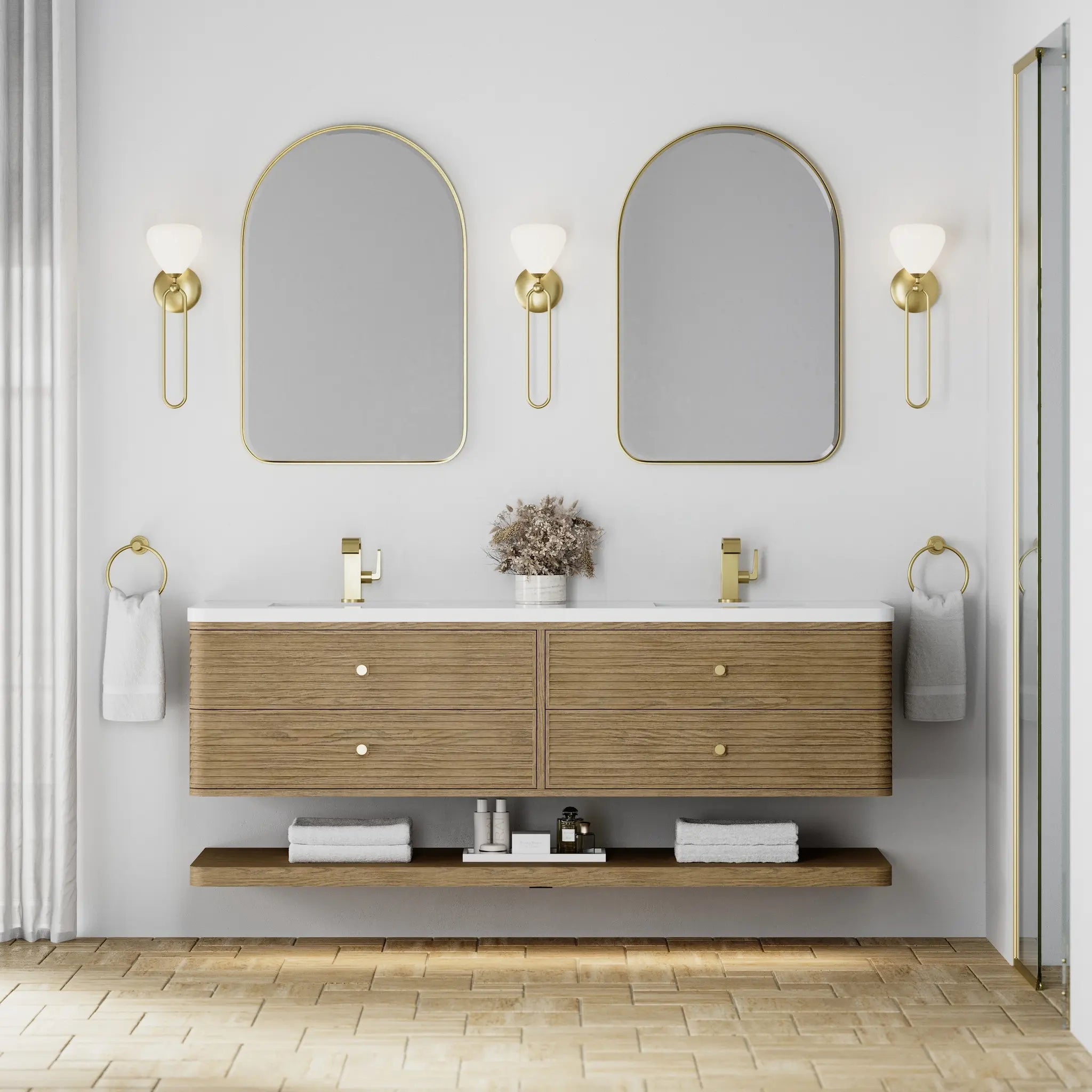 72 Allamari Double Vanity In Dune Mist Standard White Zeus Silestone Single Hole 4