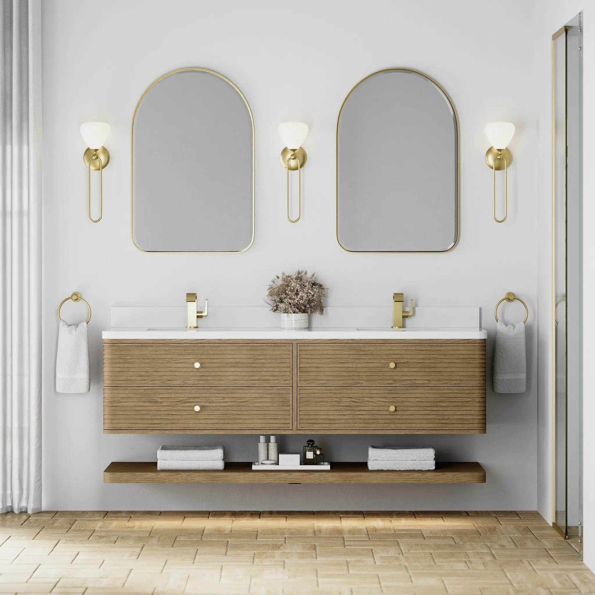 72 Allamari Double Vanity In Dune Mist Standard White Zeus Silestone Single Hole 6