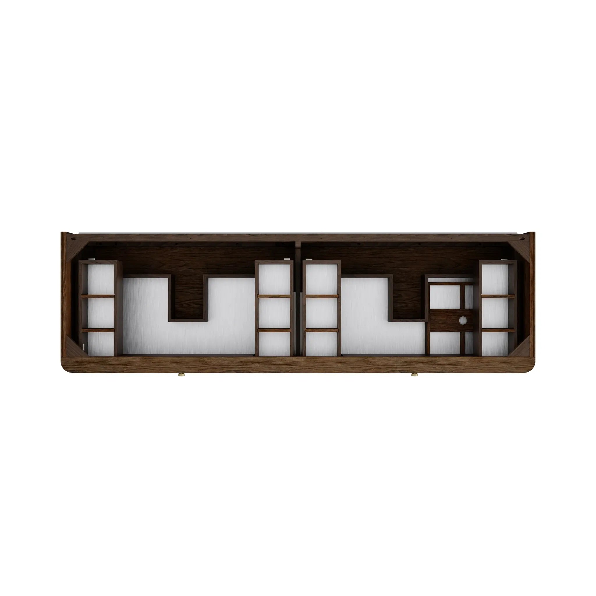 72 Allamari Double Vanity In Sable Power Enabled Siberian Silestone 8 Widespread 8