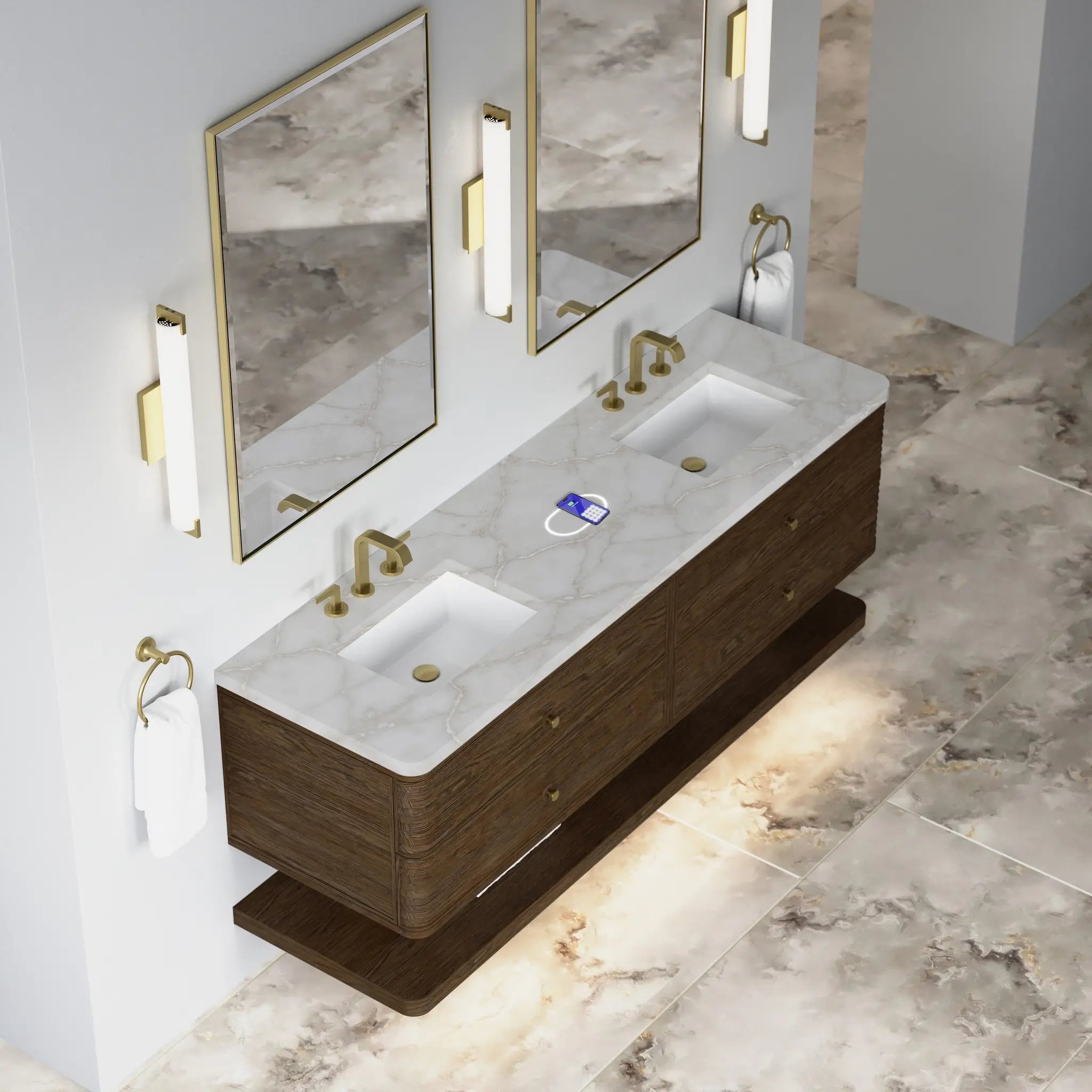 72 Allamari Double Vanity In Sable Power Enabled Victorian Silver Silestone 8 Widespread 8