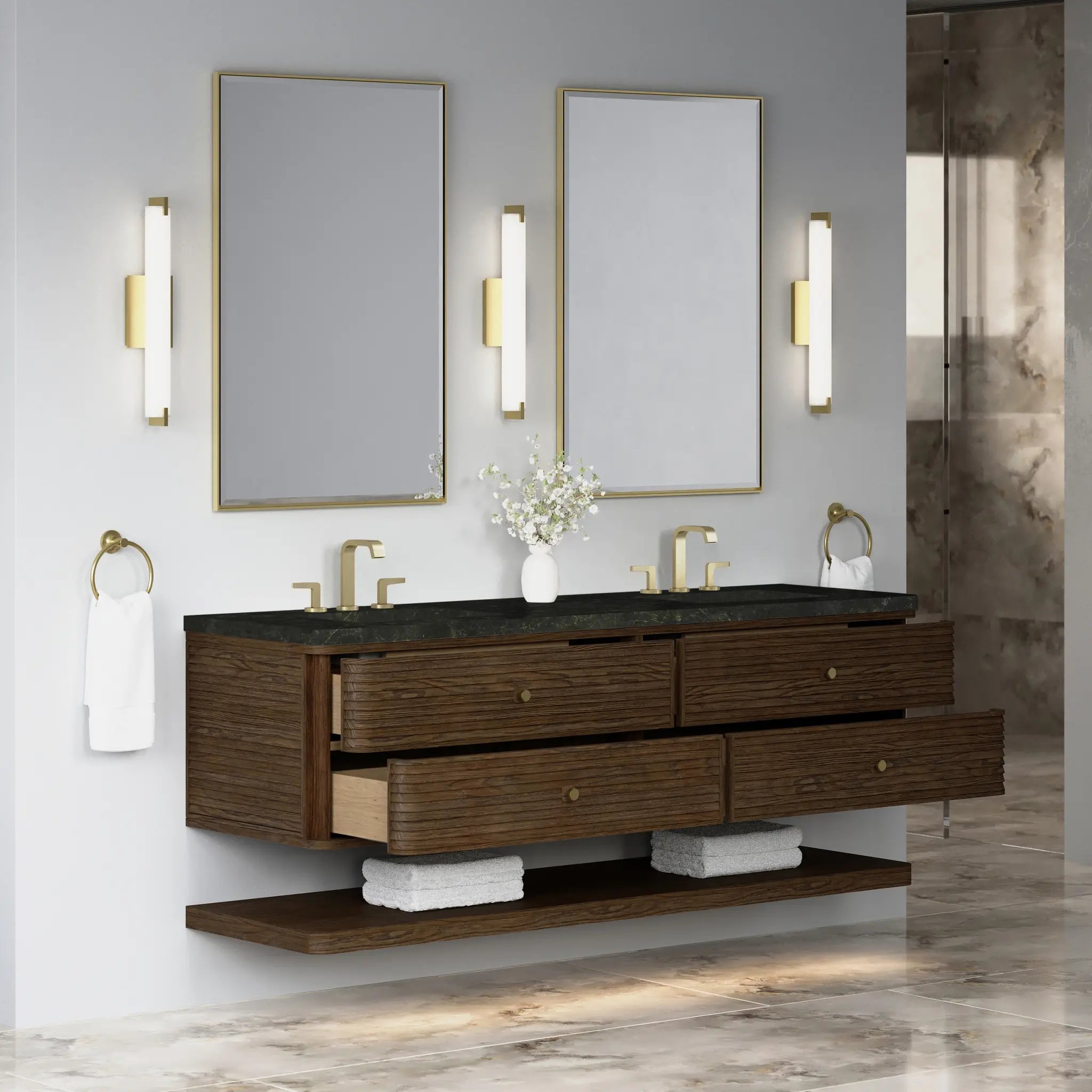 72 Allamari Double Vanity In Sable Standard Phantome Eclos 8 Widespread 5