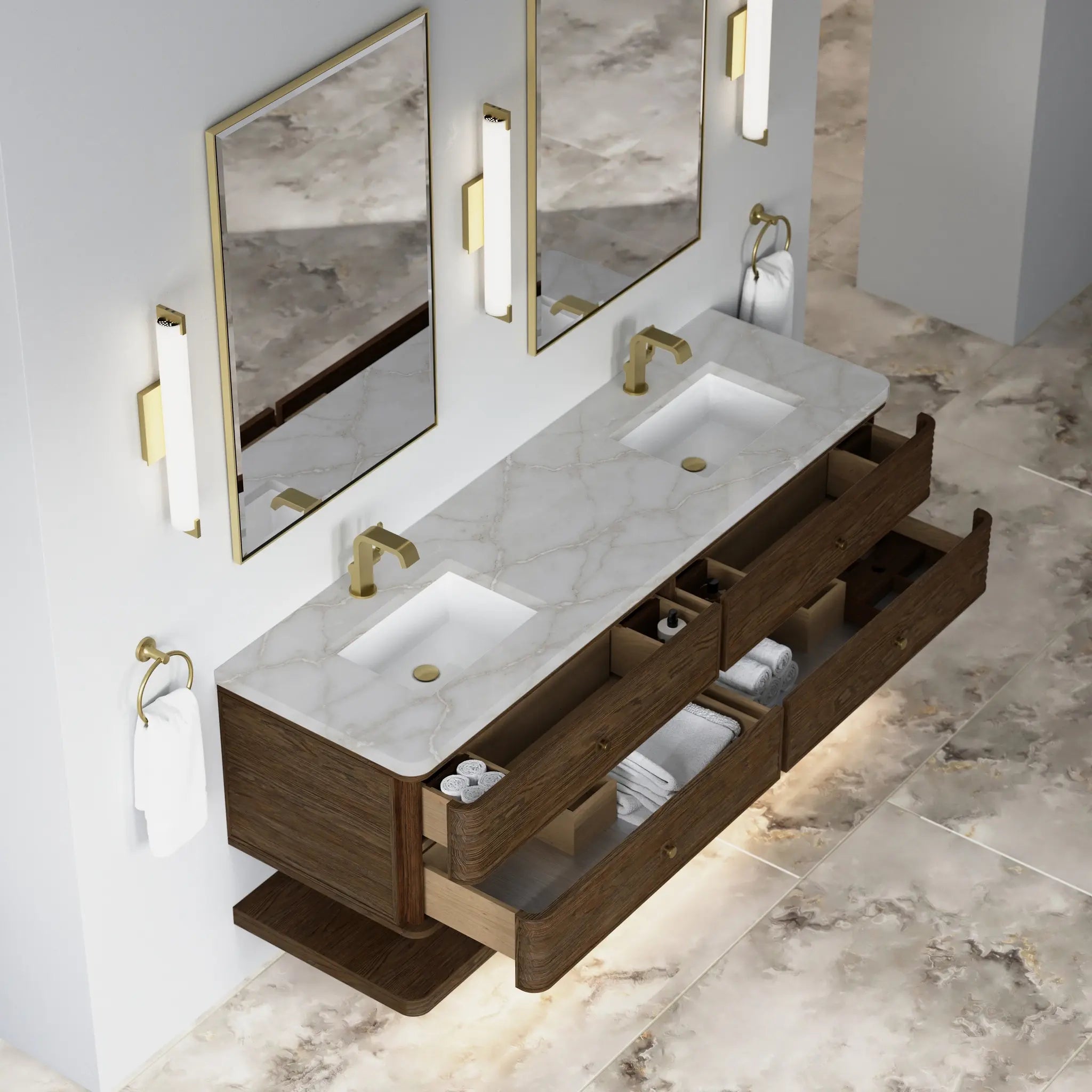72 Allamari Double Vanity In Sable Standard Victorian Silver Silestone Single Hole 6