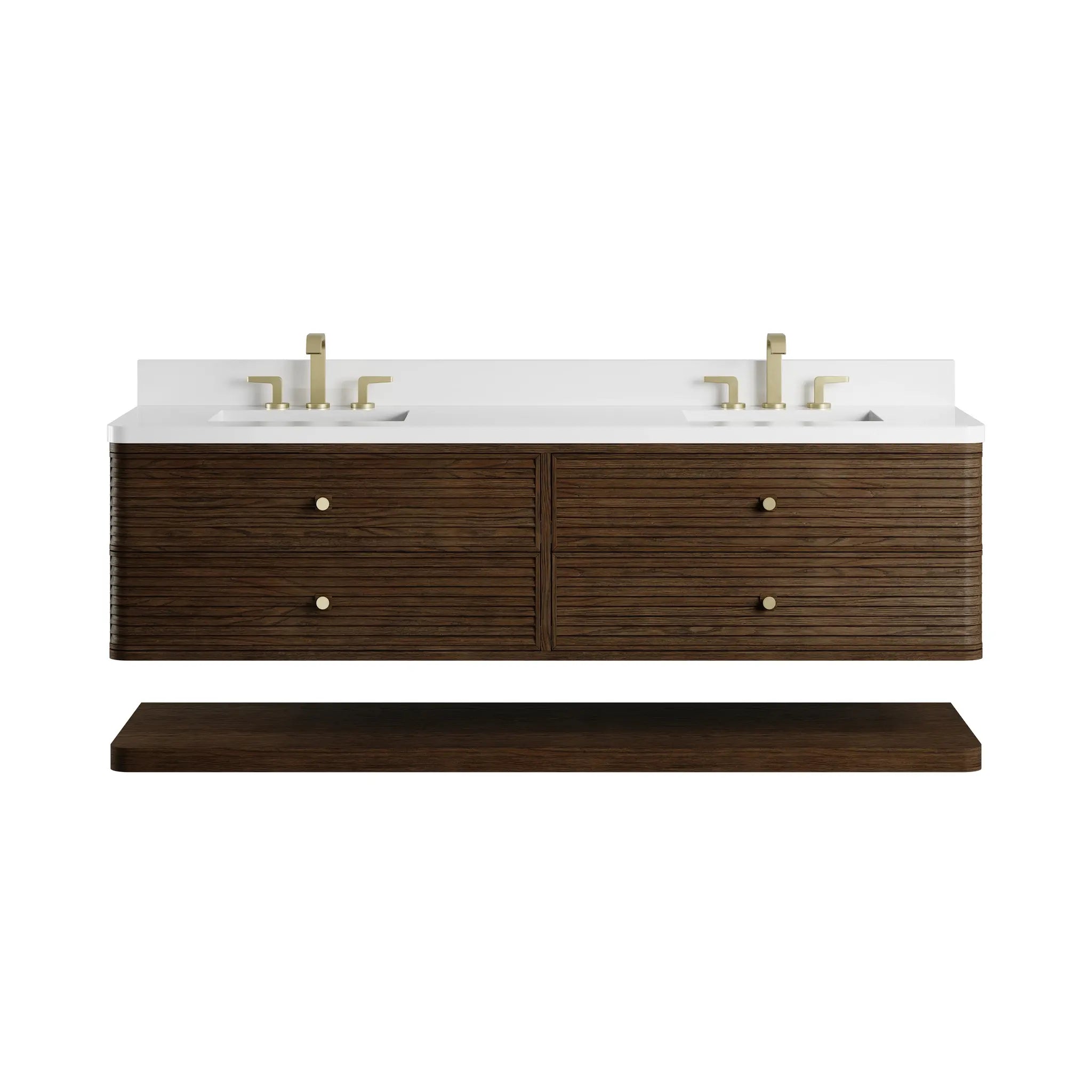 72 Allamari Double Vanity In Sable Standard White Zeus Silestone 8 Widespread 2