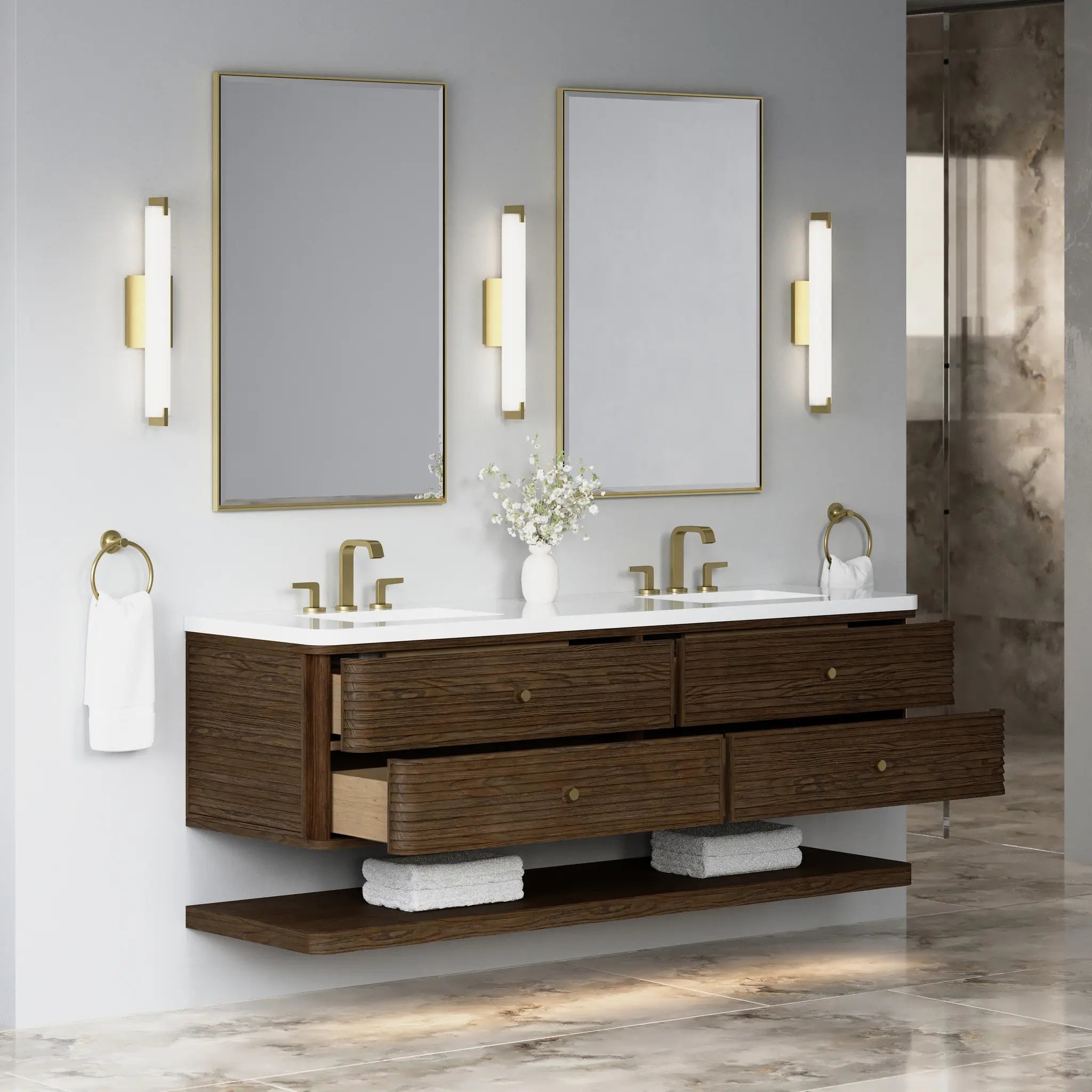72 Allamari Double Vanity In Sable Standard White Zeus Silestone 8 Widespread 8