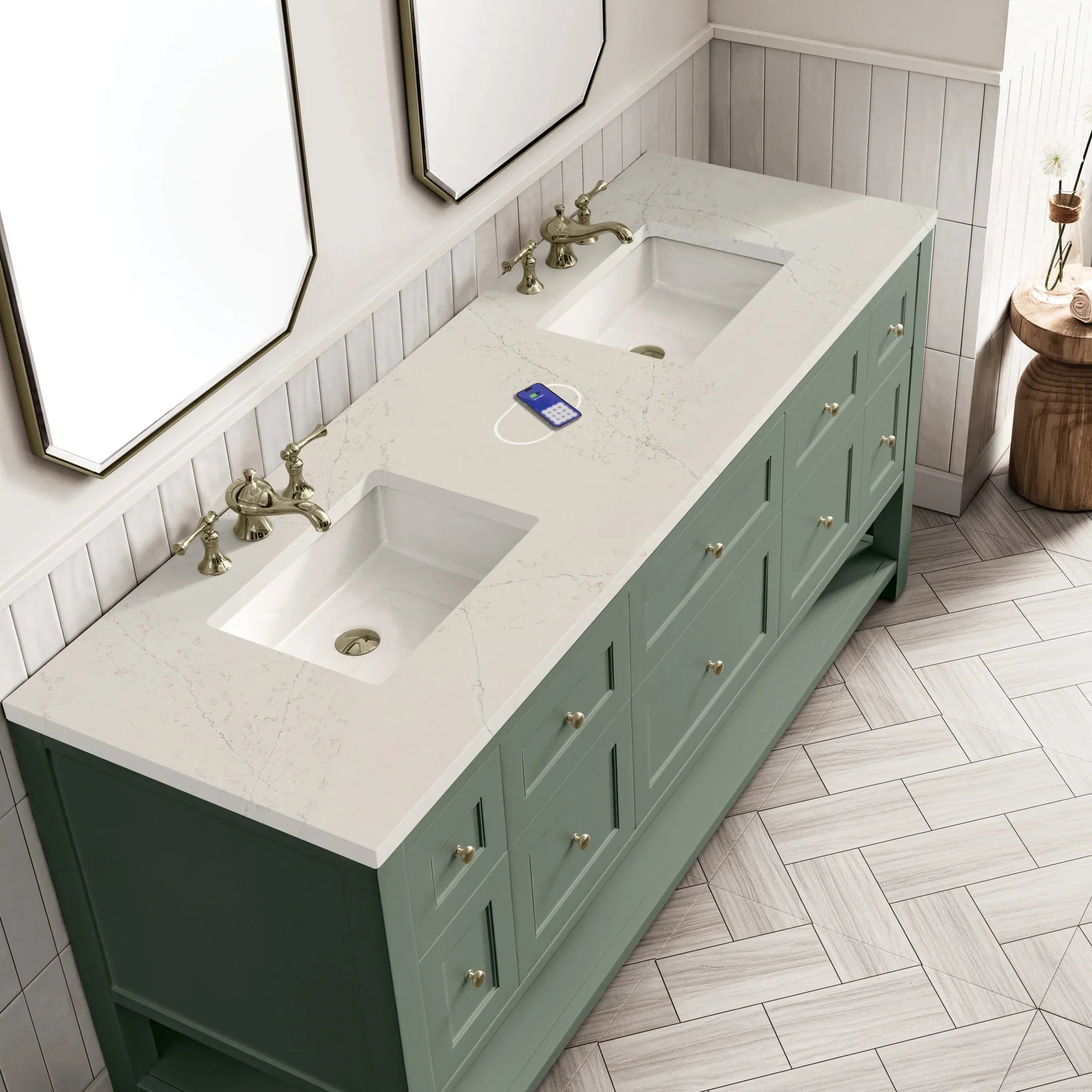 72-breckenridge-double-vanity-base-only-in-smokey-celadon-w-freepower-wireless-charger-by-james-martin-vanities-siberian-silestone image 14