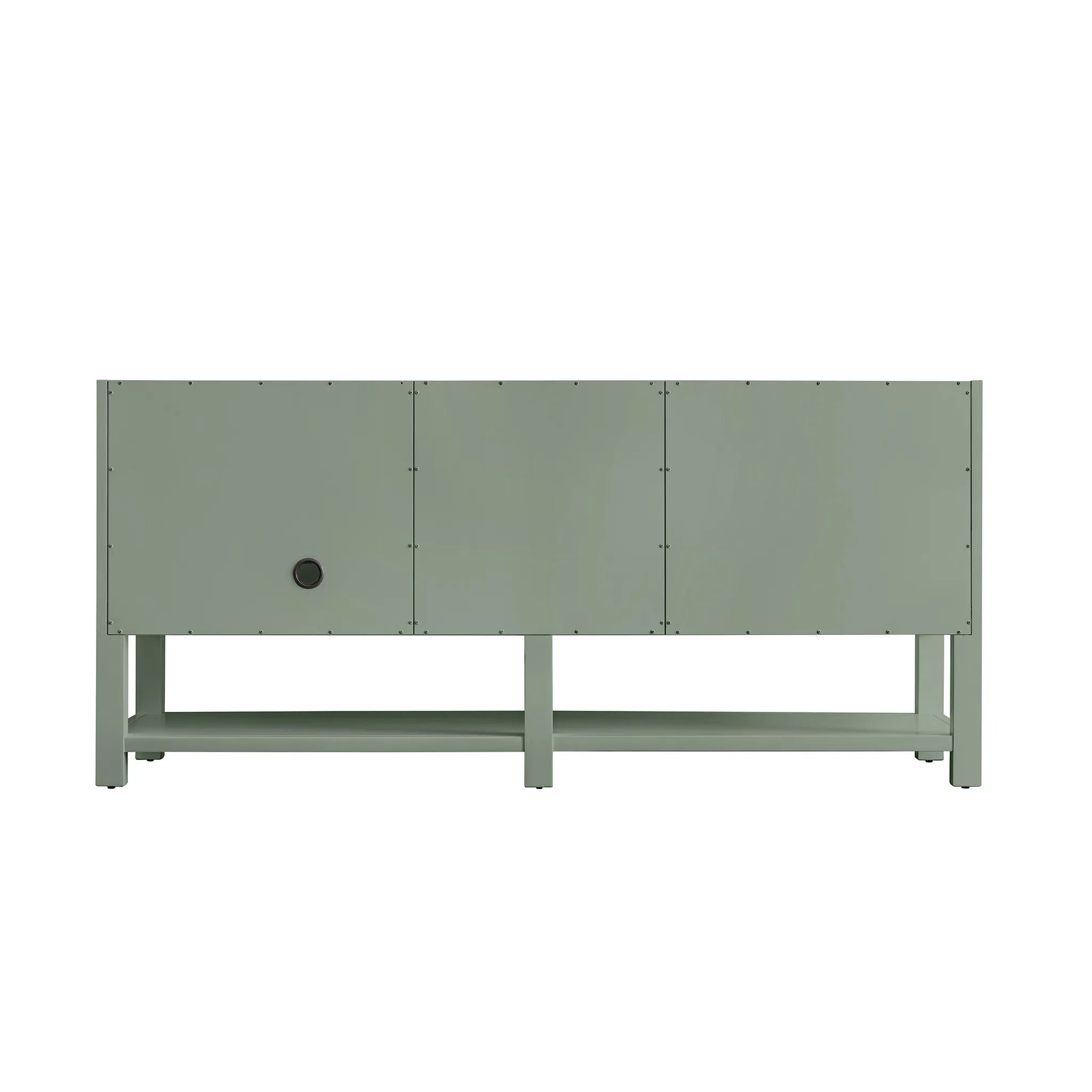 72" Breckenridge Double Vanity Base Only in Smokey Celadon w/FreePower Wireless Charger-Cabinet Only-Not Available image 6