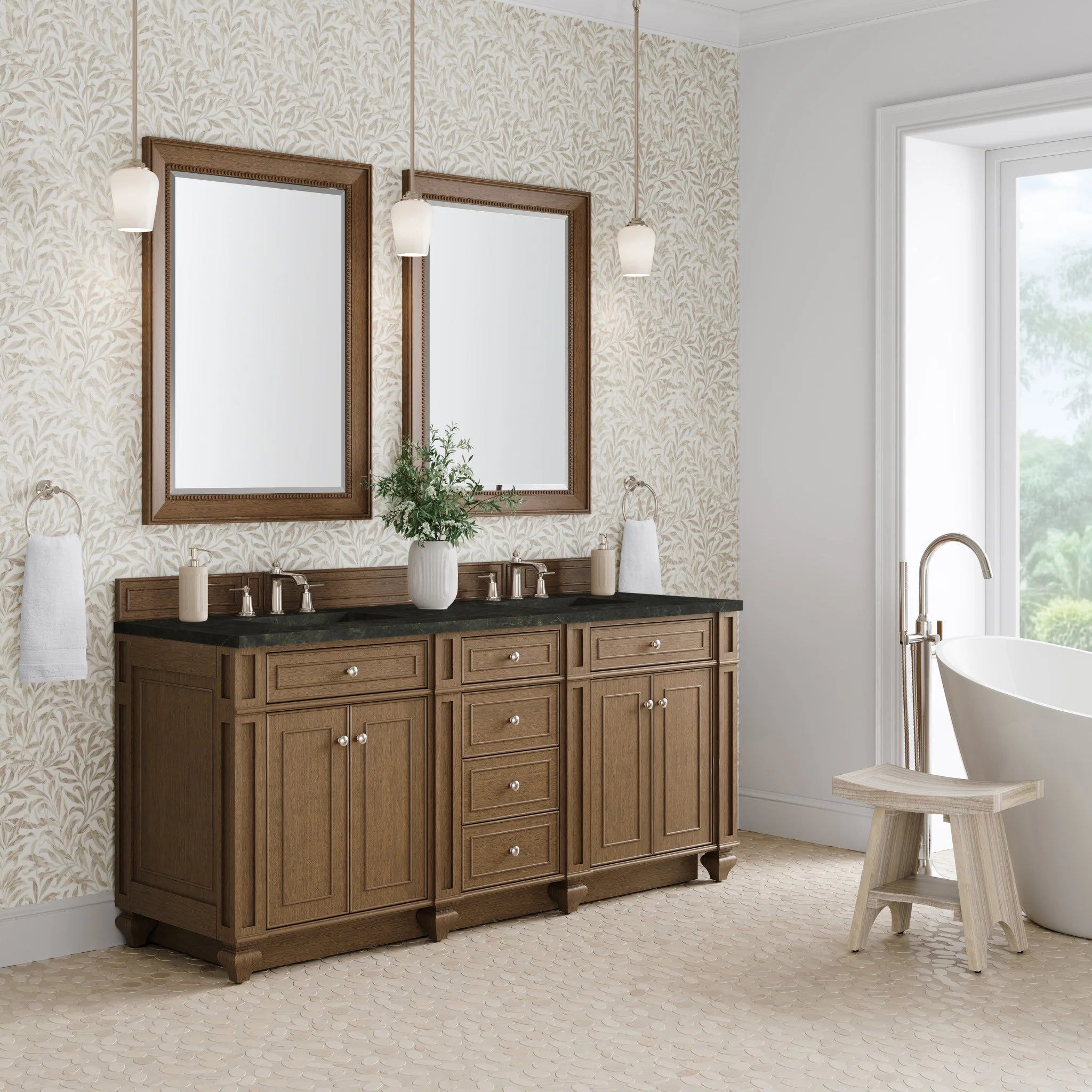 72-bristol-double-vanity-in-saddle-brown-by-james-martin-vanities-phantome-eclos-zero-silica image 3
