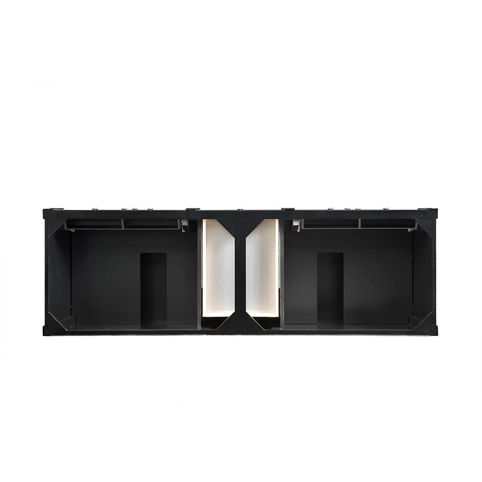 72" Brittany Double Vanity in Black Onyx-Cabinet Only-Not Available image 1