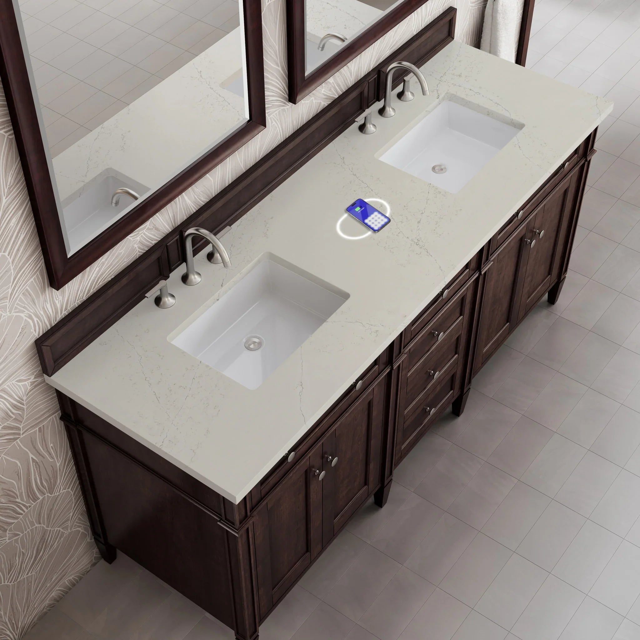 72-brittany-double-vanity-in-burnished-mahogany-w-freepower-wireless-charger-by-james-martin-vanities-siberian-silestone image 7