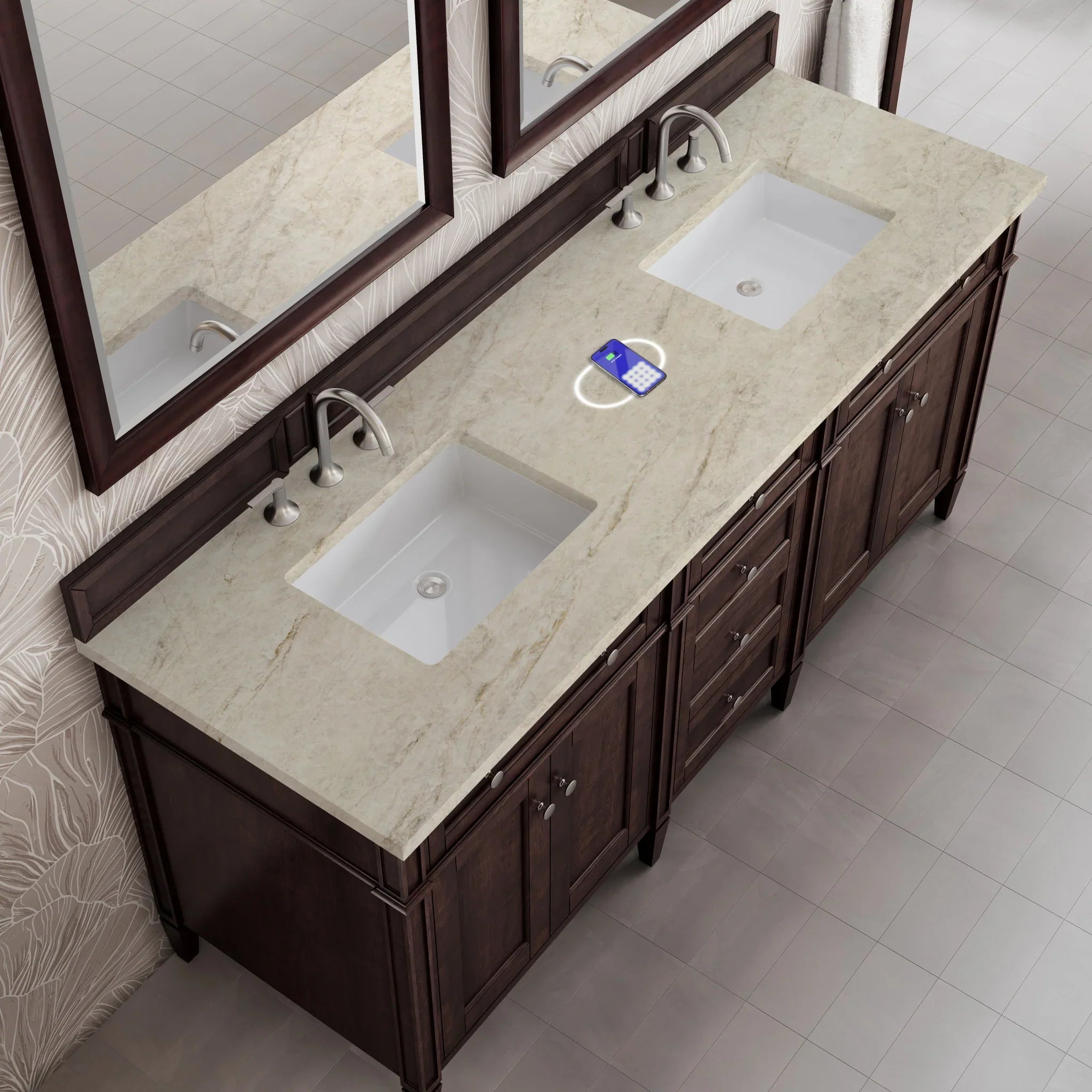 72-brittany-double-vanity-in-burnished-mahogany-w-freepower-wireless-charger-by-james-martin-vanities-tajnar-eclos-zero-silica image 7
