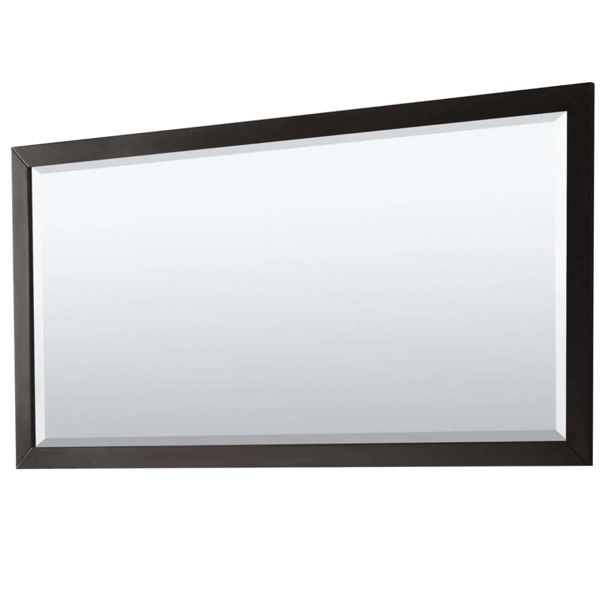 72" Daria Double Bathroom Vanity in Dark Espresso with Matte Black Trim & 70" Mirror by Wyndham