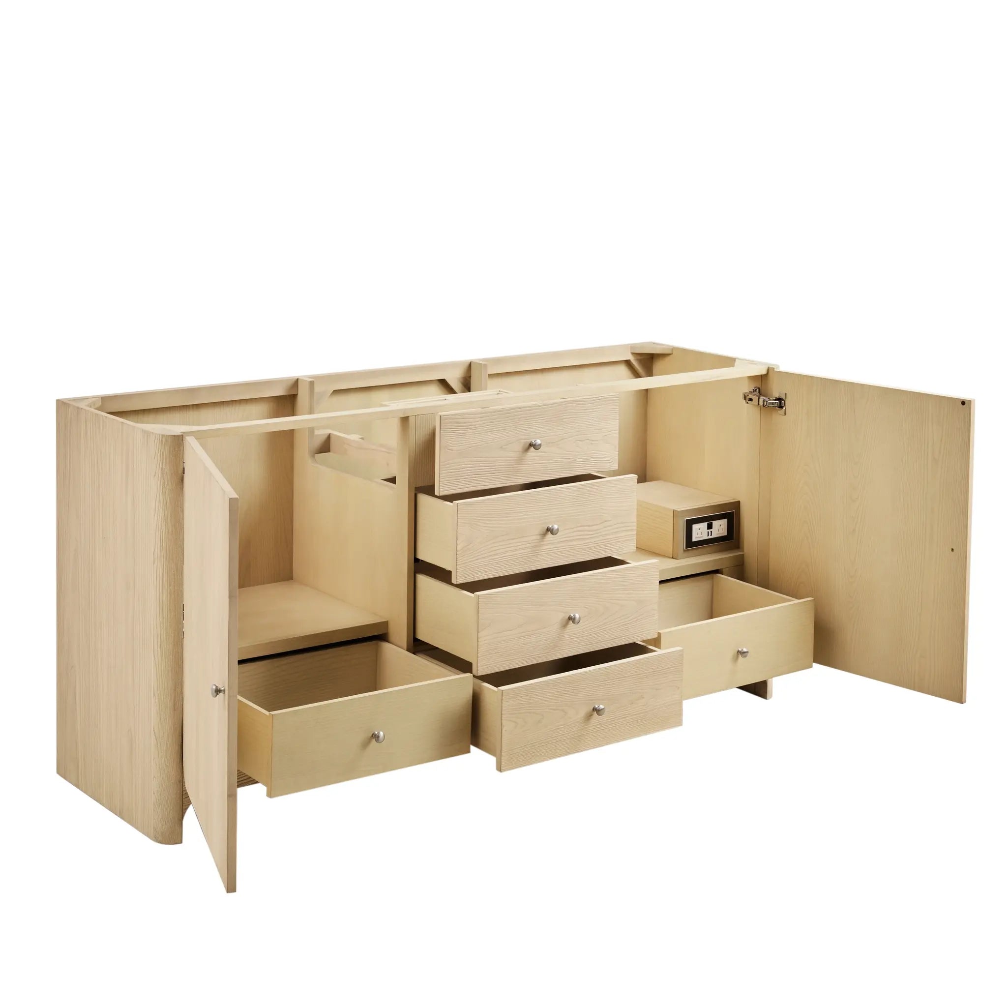 72 Gracyn Double Vanity In Coastal Driftwood Standard Cabinet Only No Top 3
