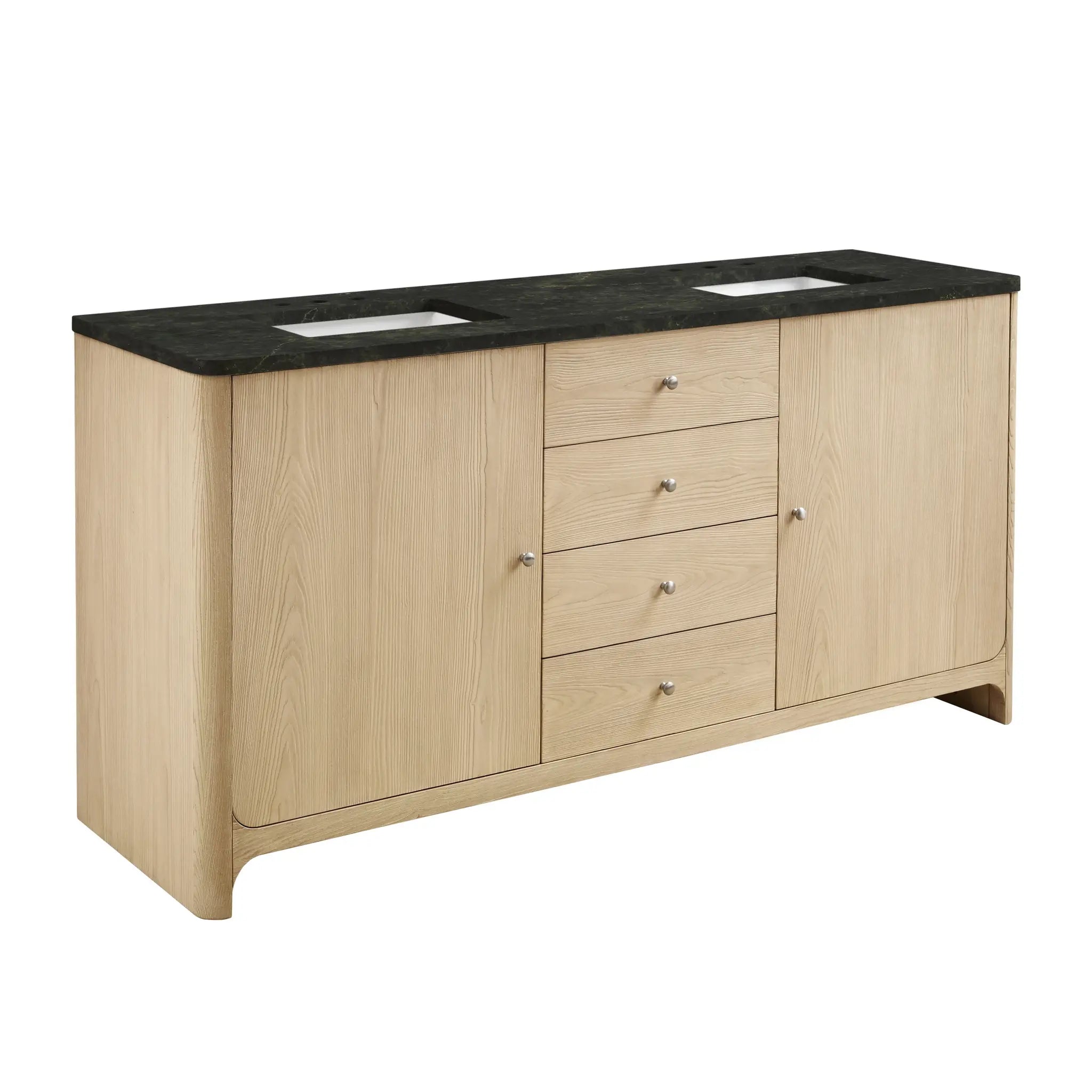 72 Gracyn Double Vanity In Coastal Driftwood Standard Phantome Eclos 8 Widespread 6