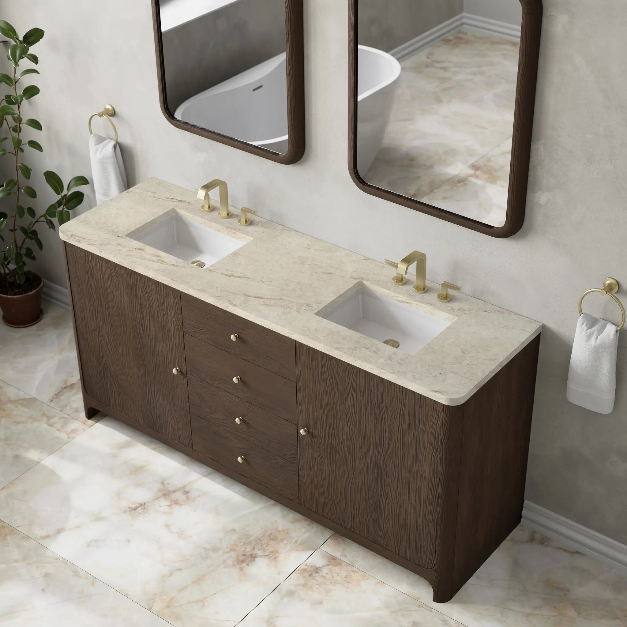 72 Gracyn Double Vanity In Sable Standard Tajnar Eclos 8 Widespread 5