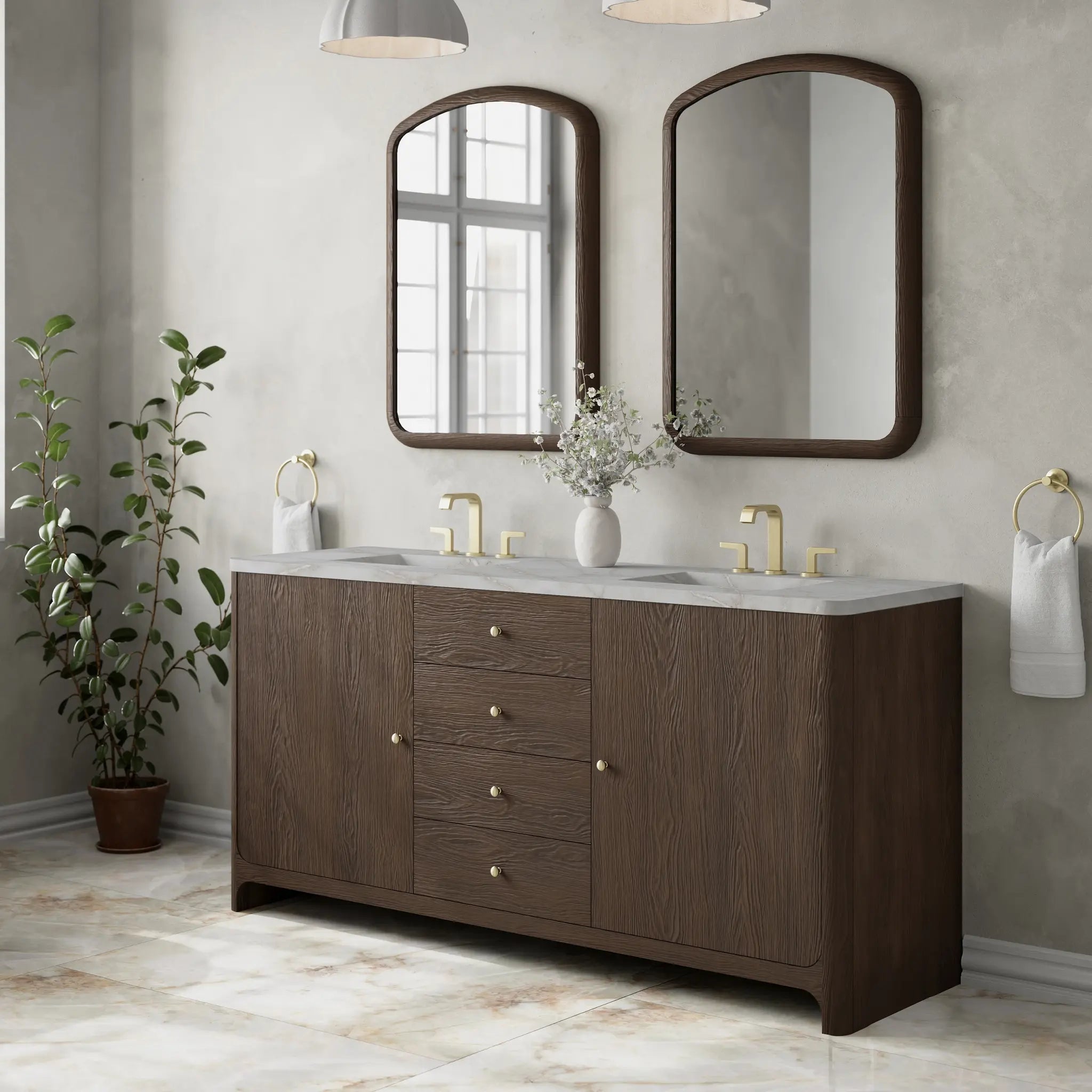 72 Gracyn Double Vanity In Sable Standard Victorian Silver Silestone 8 Widespread 3