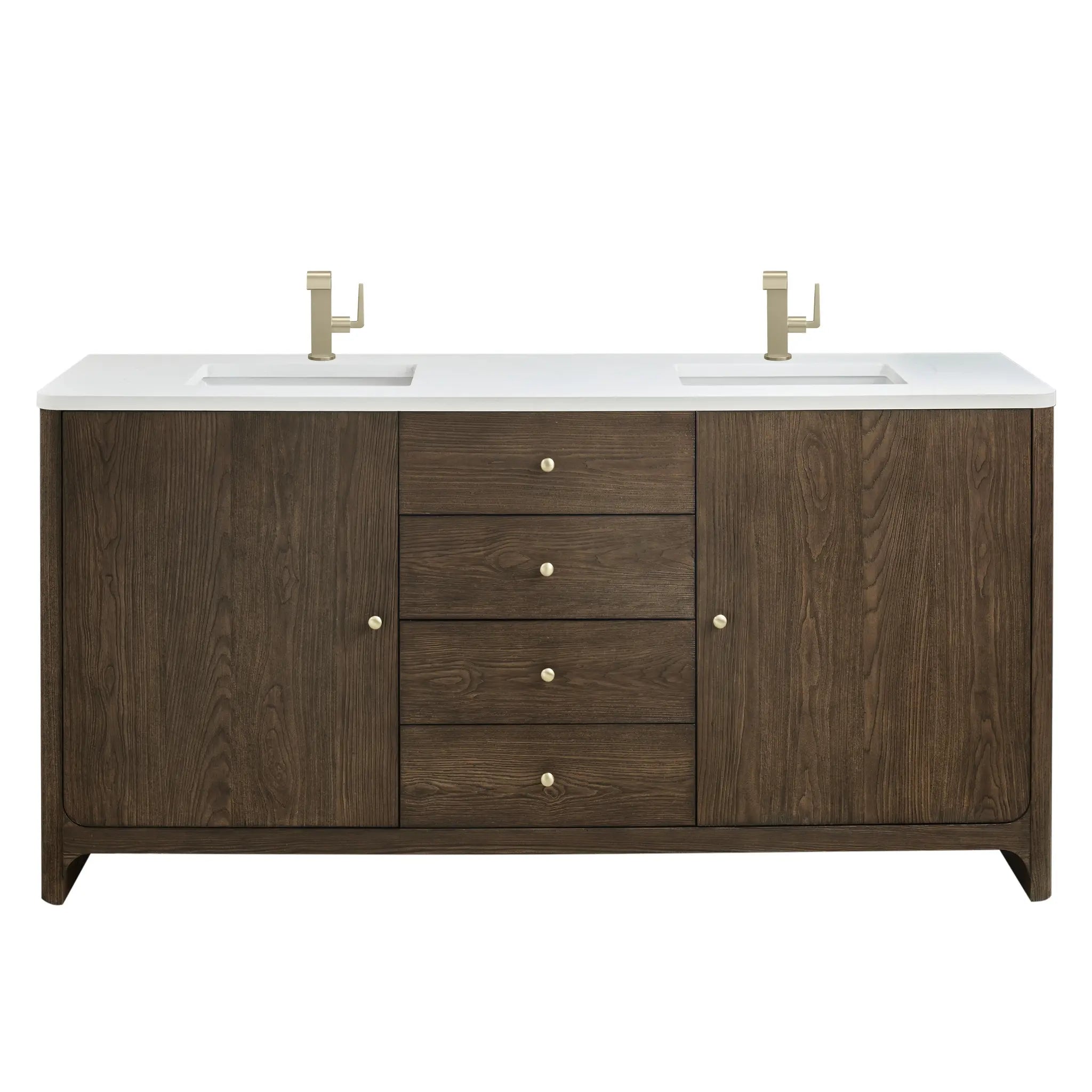 72 Gracyn Double Vanity In Sable Standard White Zeus Silestone Single Hole 1
